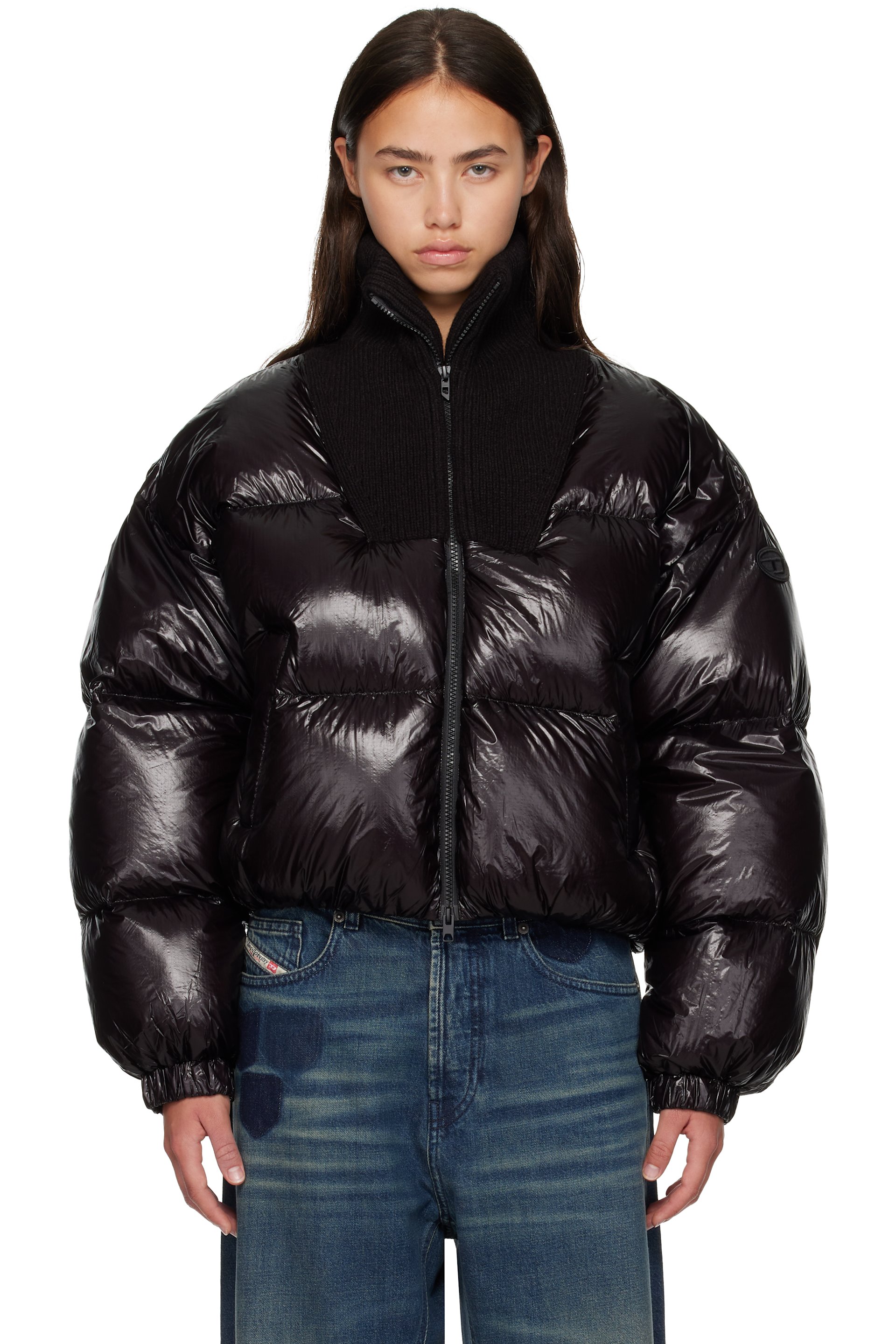 Diesel - Black Puffer Down Jacket