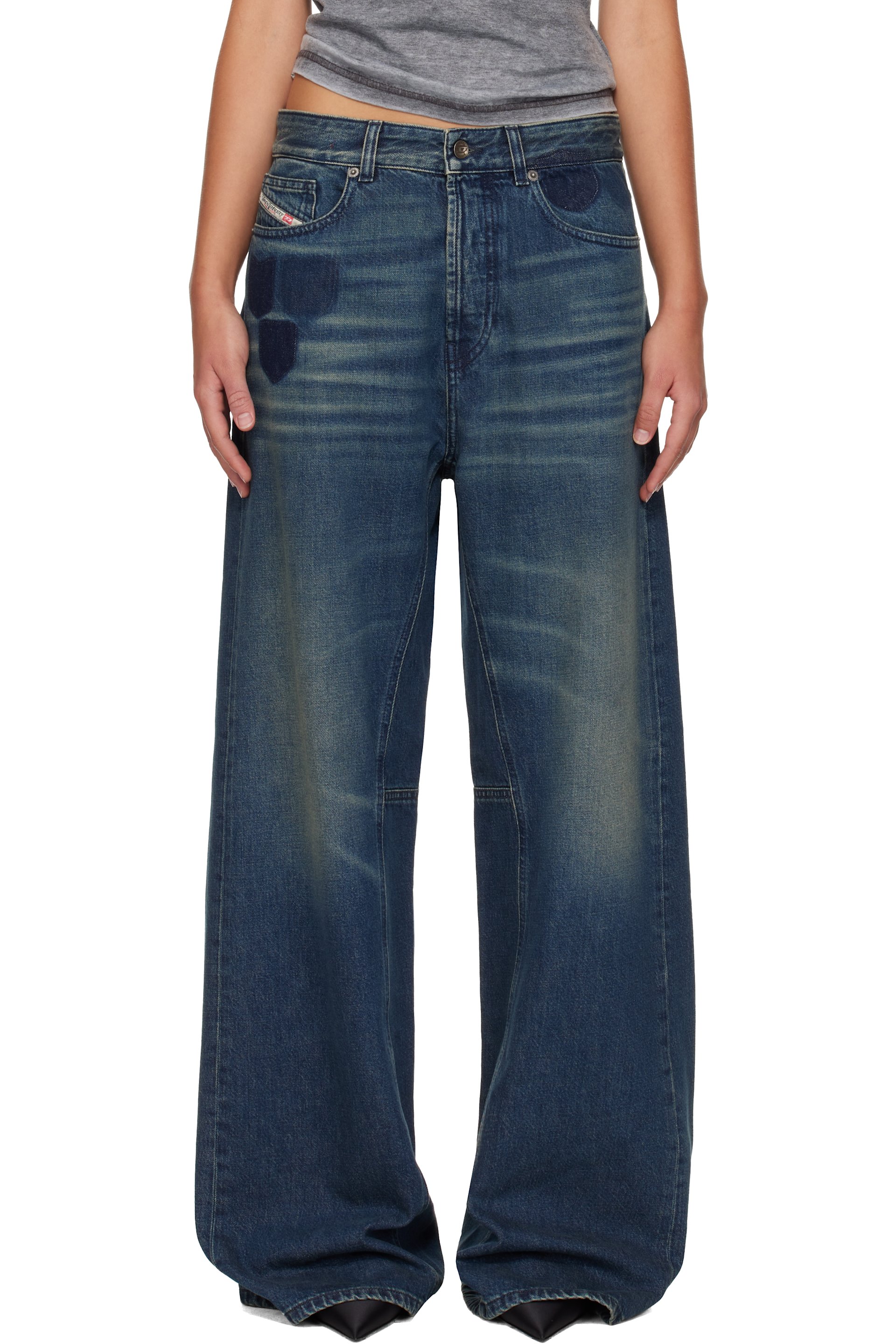 Diesel - Blue Relaxed Low Waist 1996 D-Sire Jeans