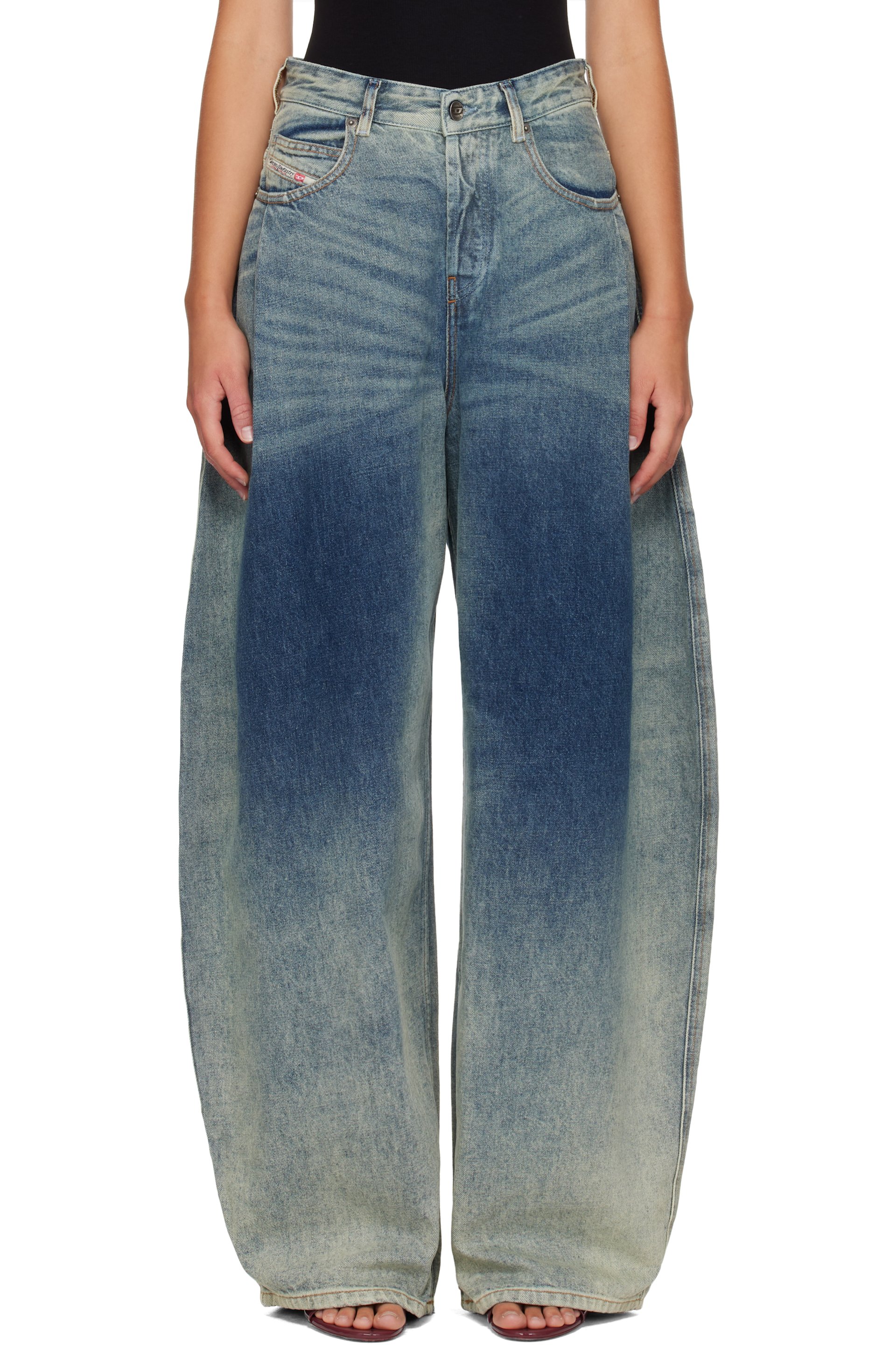Diesel - Blue High Waist 1987 D-Khelz Jeans
