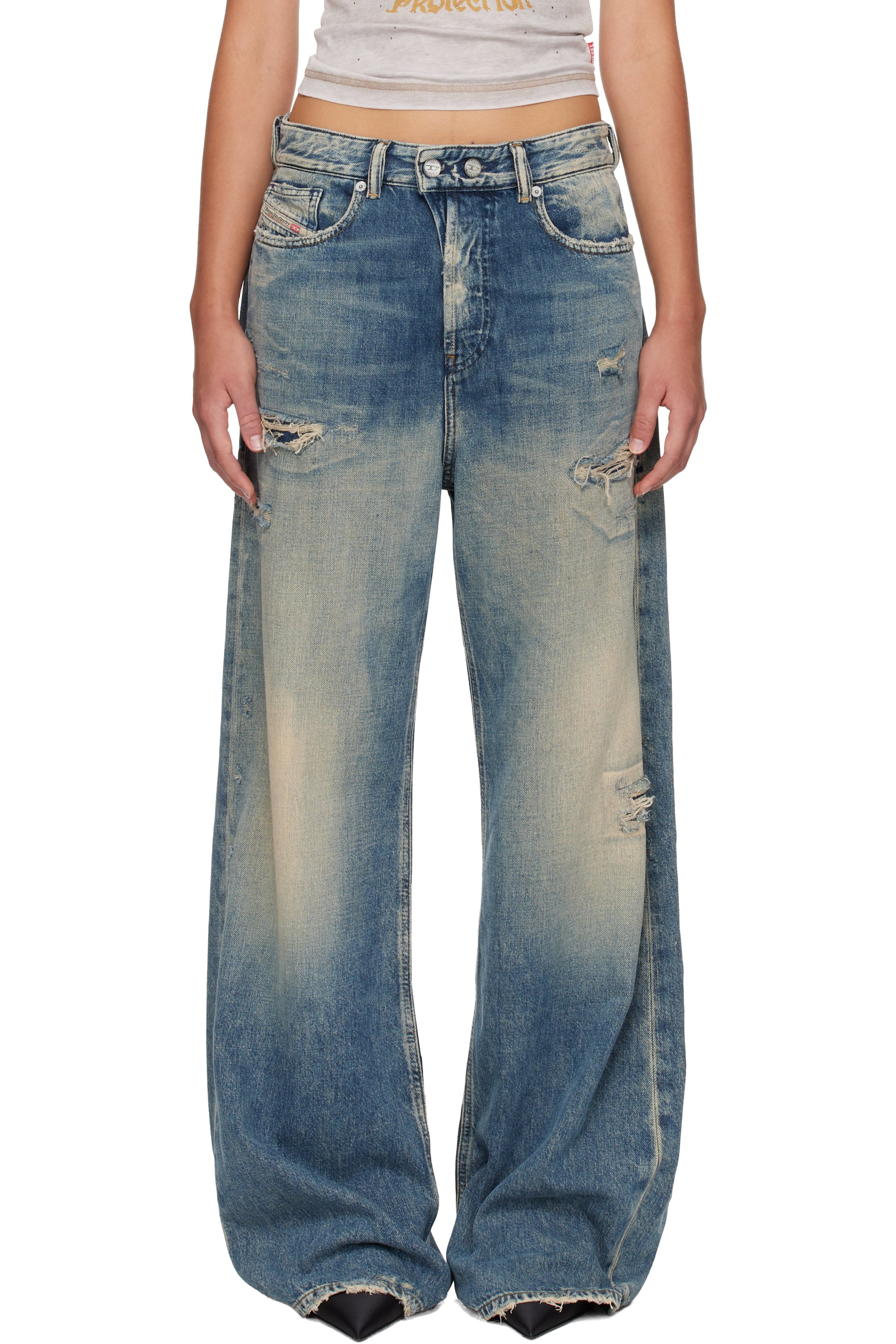Diesel - Blue Relaxed 1996 D-Sire Jeans