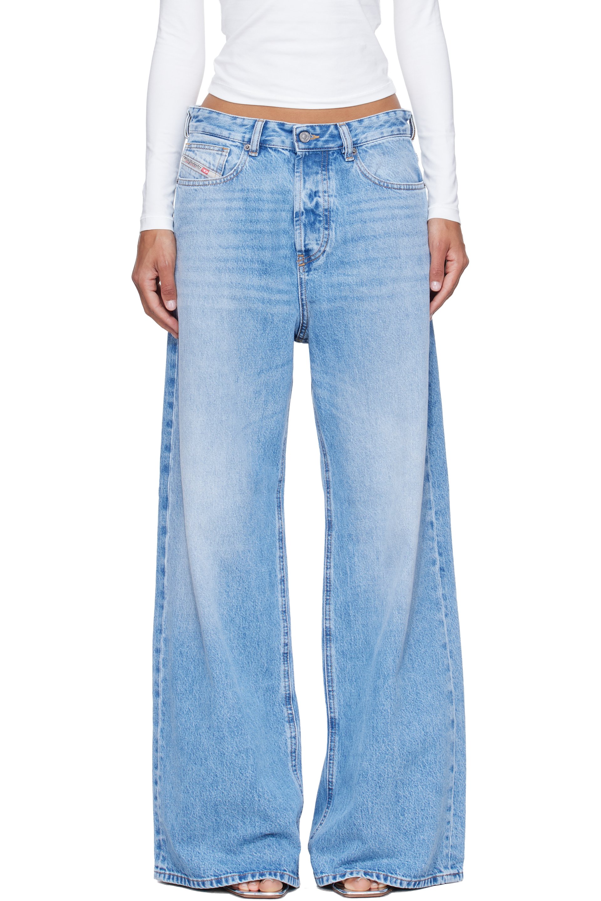 Diesel - Blue Relaxed Low Waist 1996 D-Sire Jeans