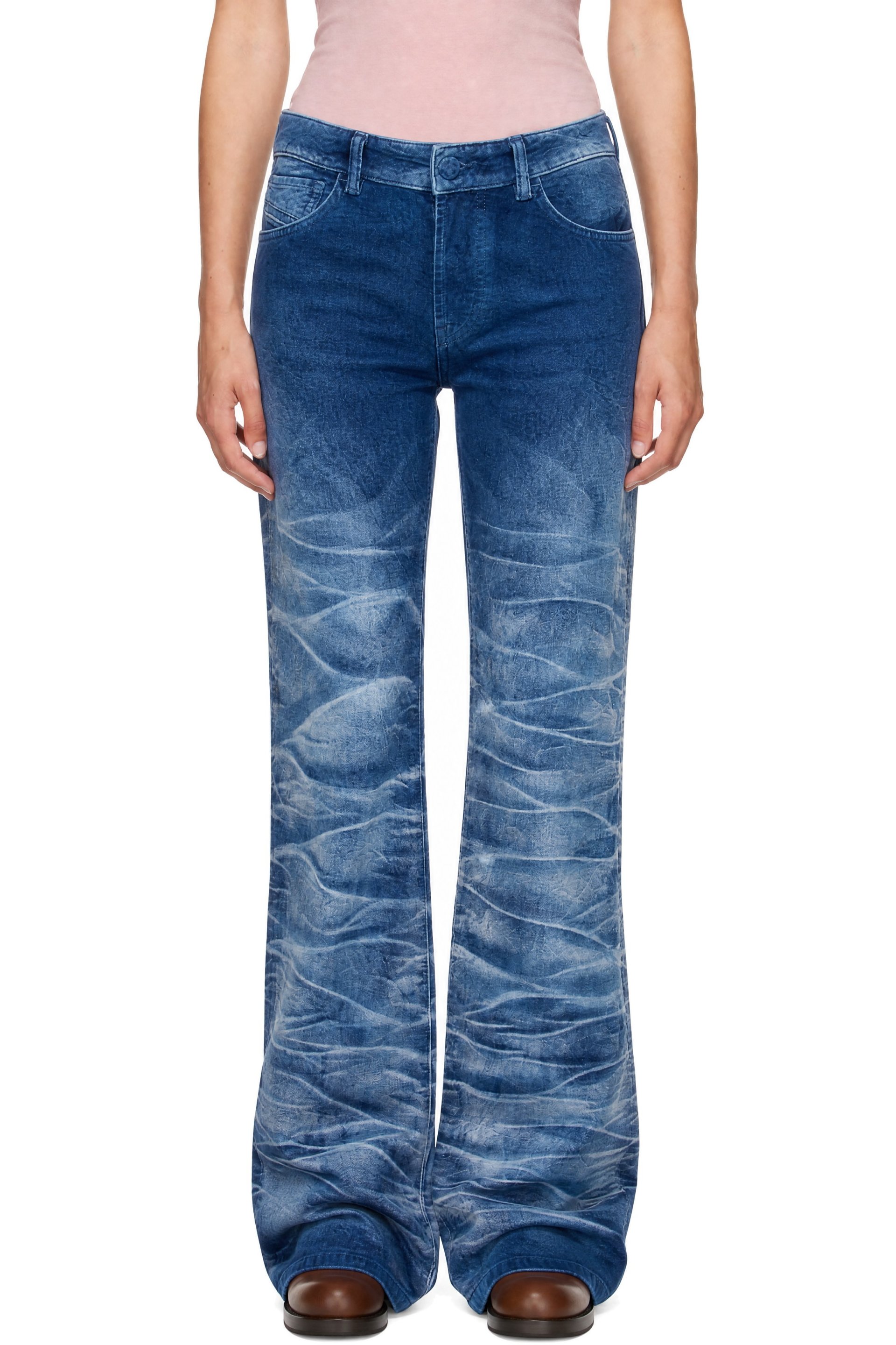 Diesel - Blue Regular D-Lie Jeans