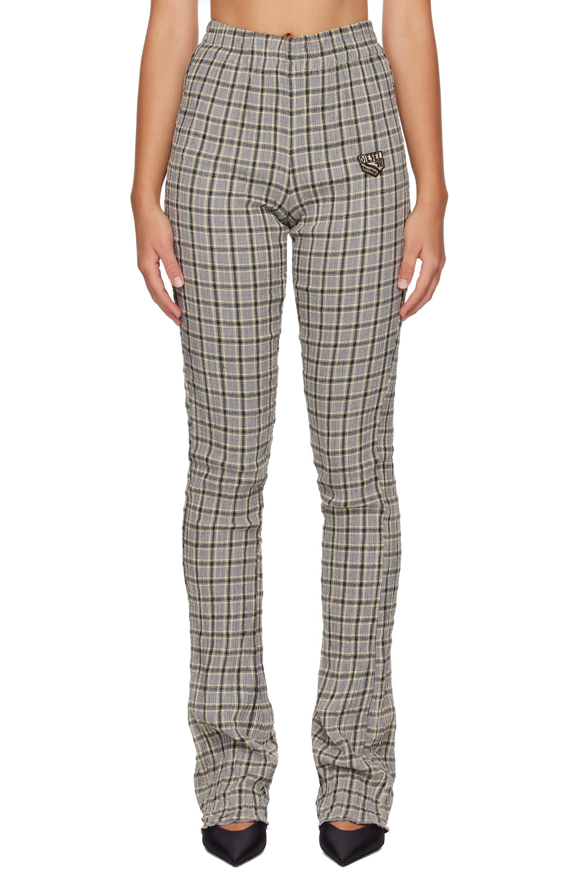 Diesel - Gray Check Trousers