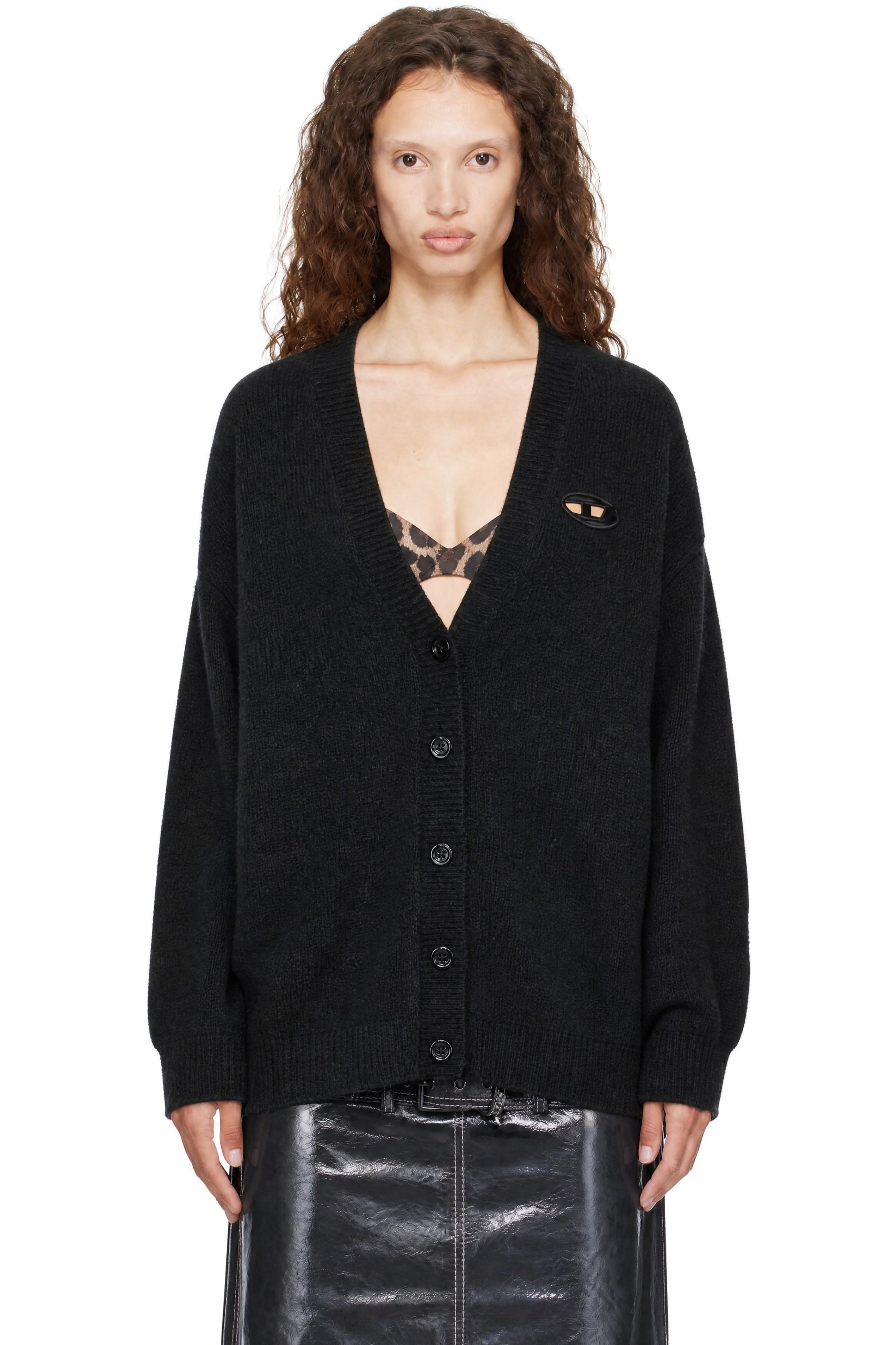 Diesel - Gray Wool & Alpaca Blend Cardigan