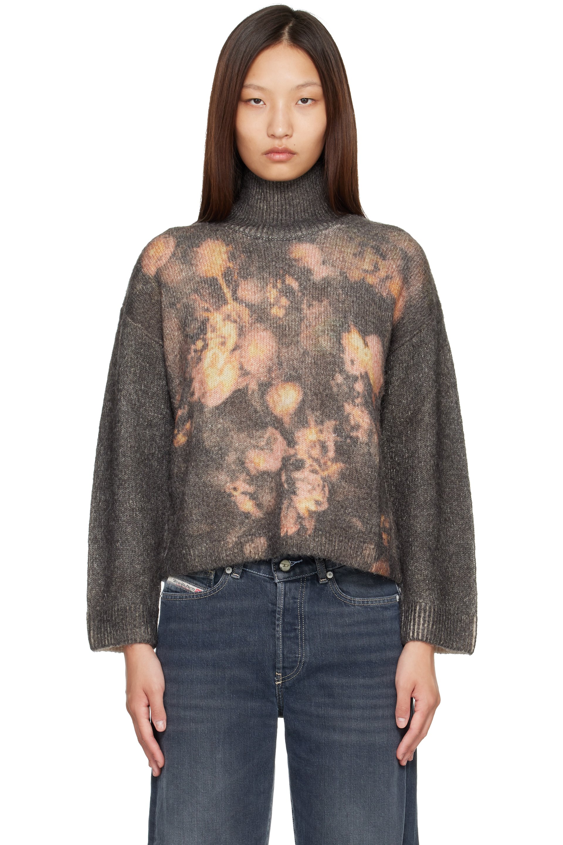 Diesel - Gray M-Ciura Turtleneck