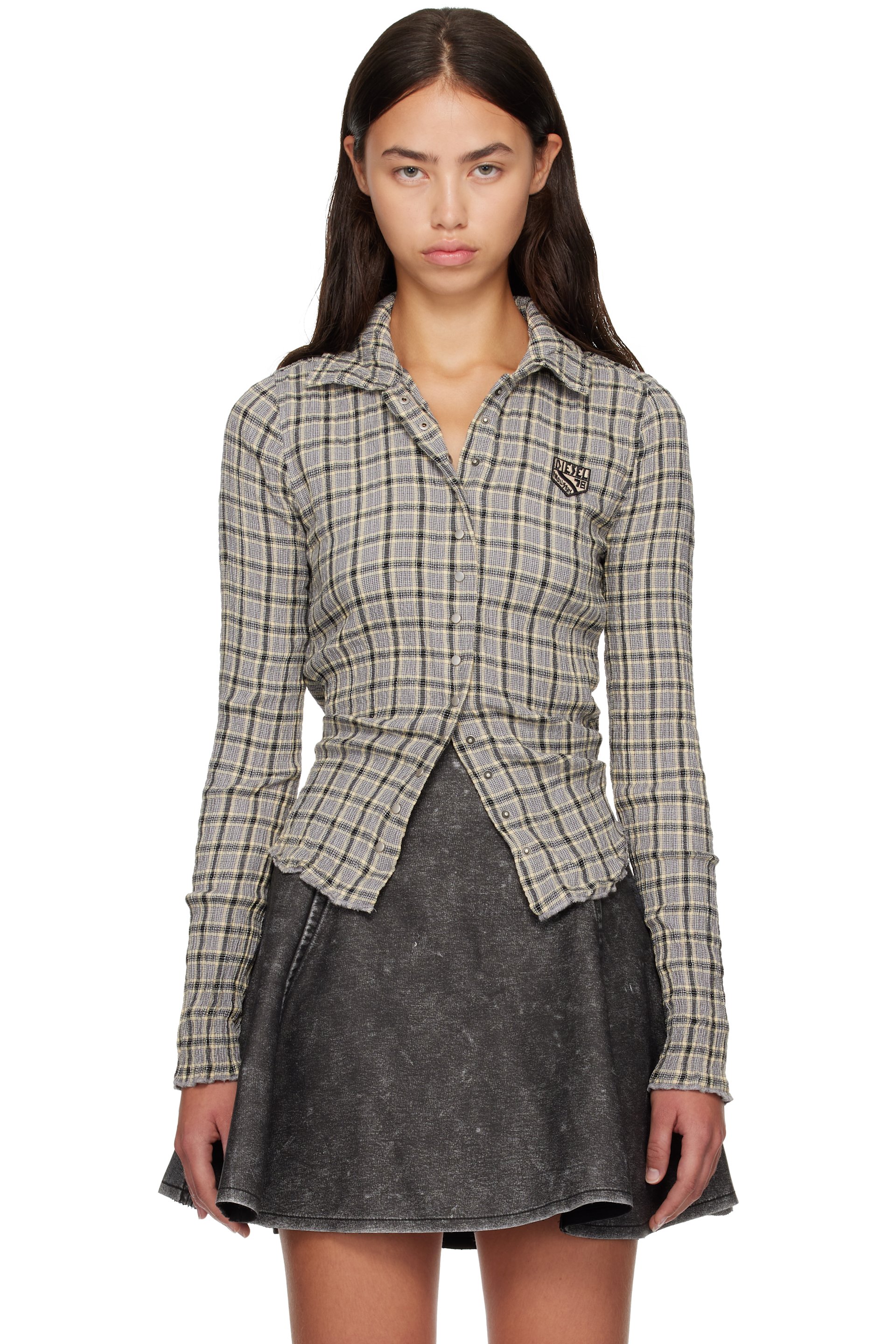Diesel - Gray Check Shirt