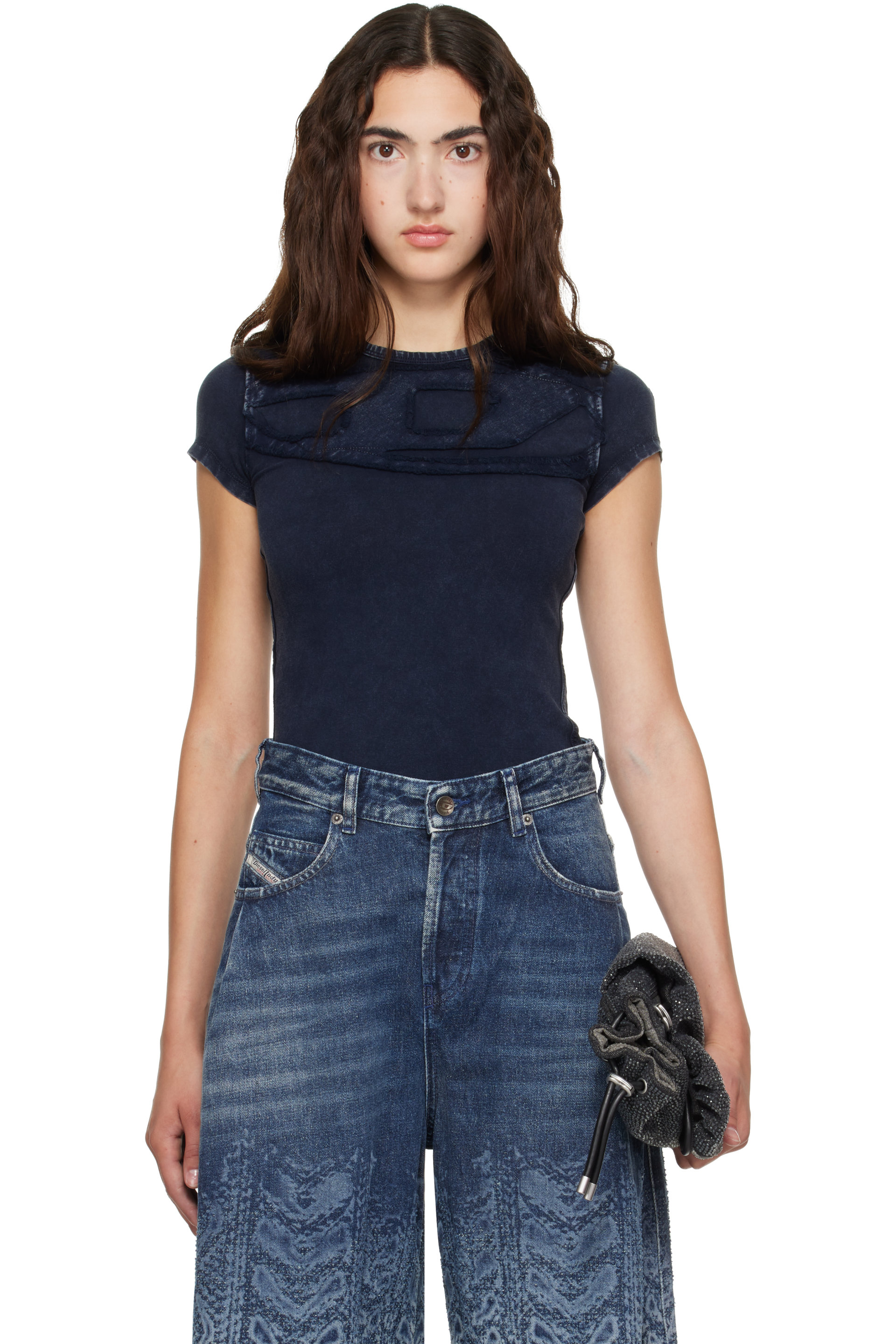 Diesel - Navy Slim Jersey T-shirt