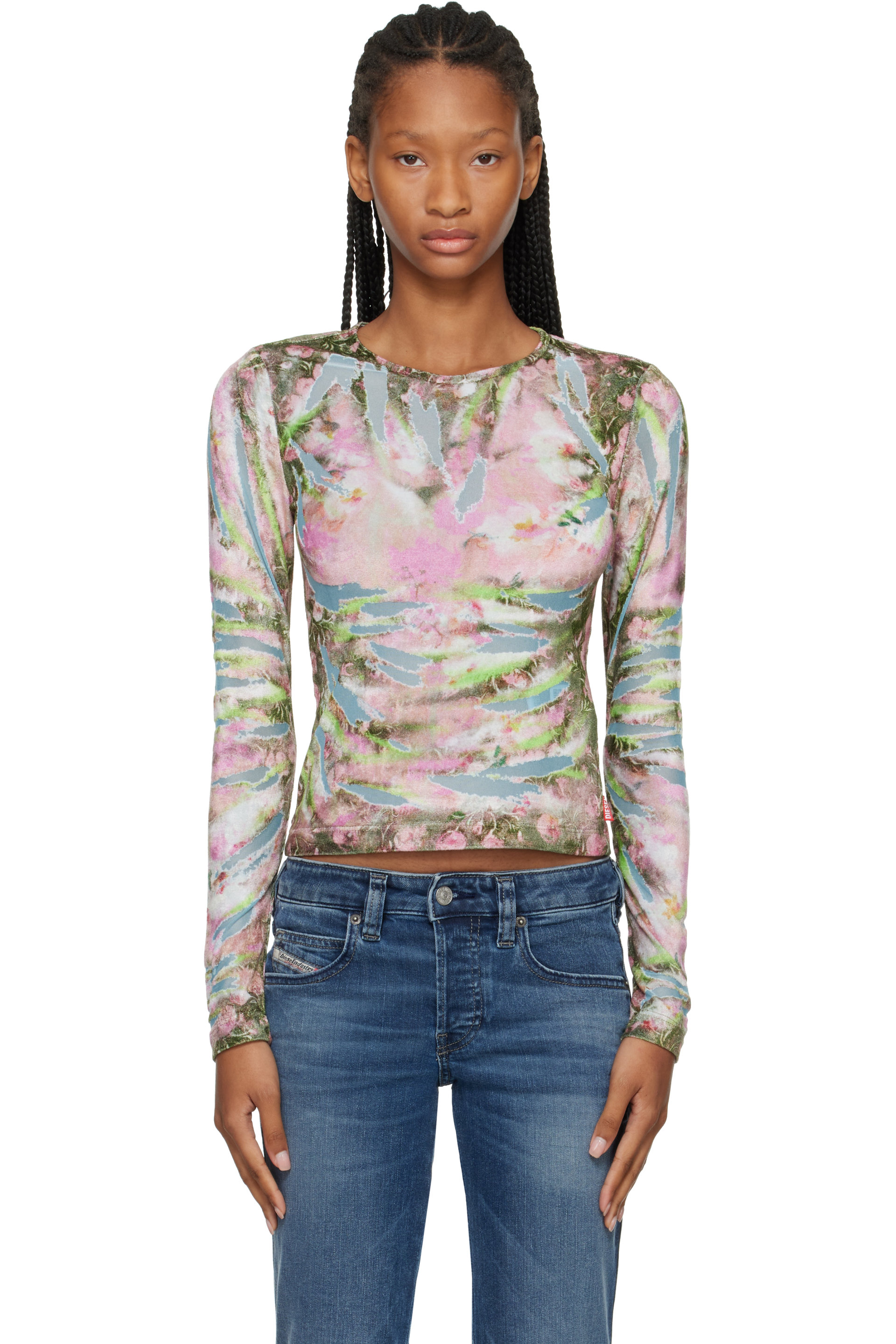 Diesel - T-shirt Alia multicolore