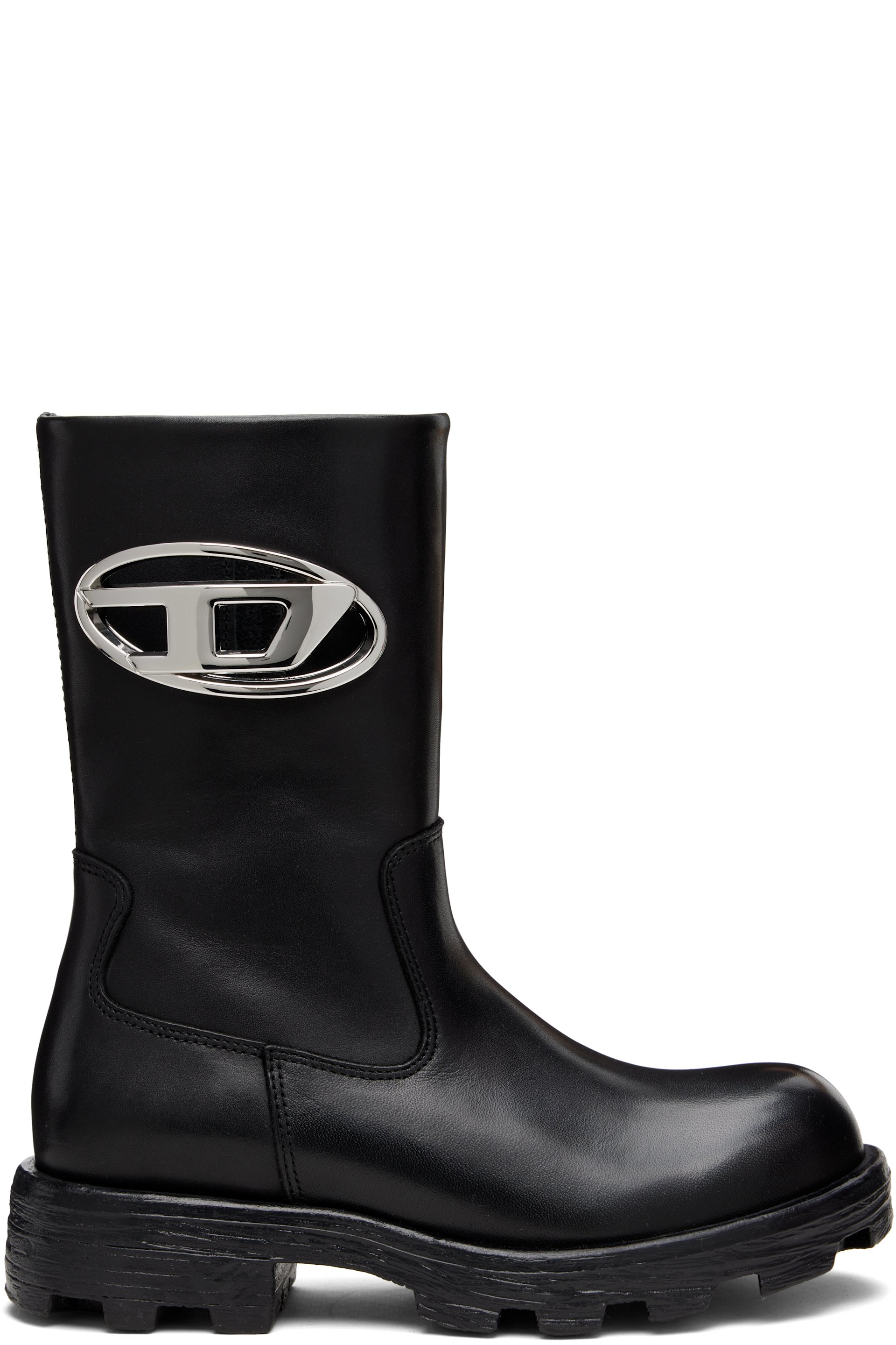 Diesel - Black D-Hammer Ankle Boots