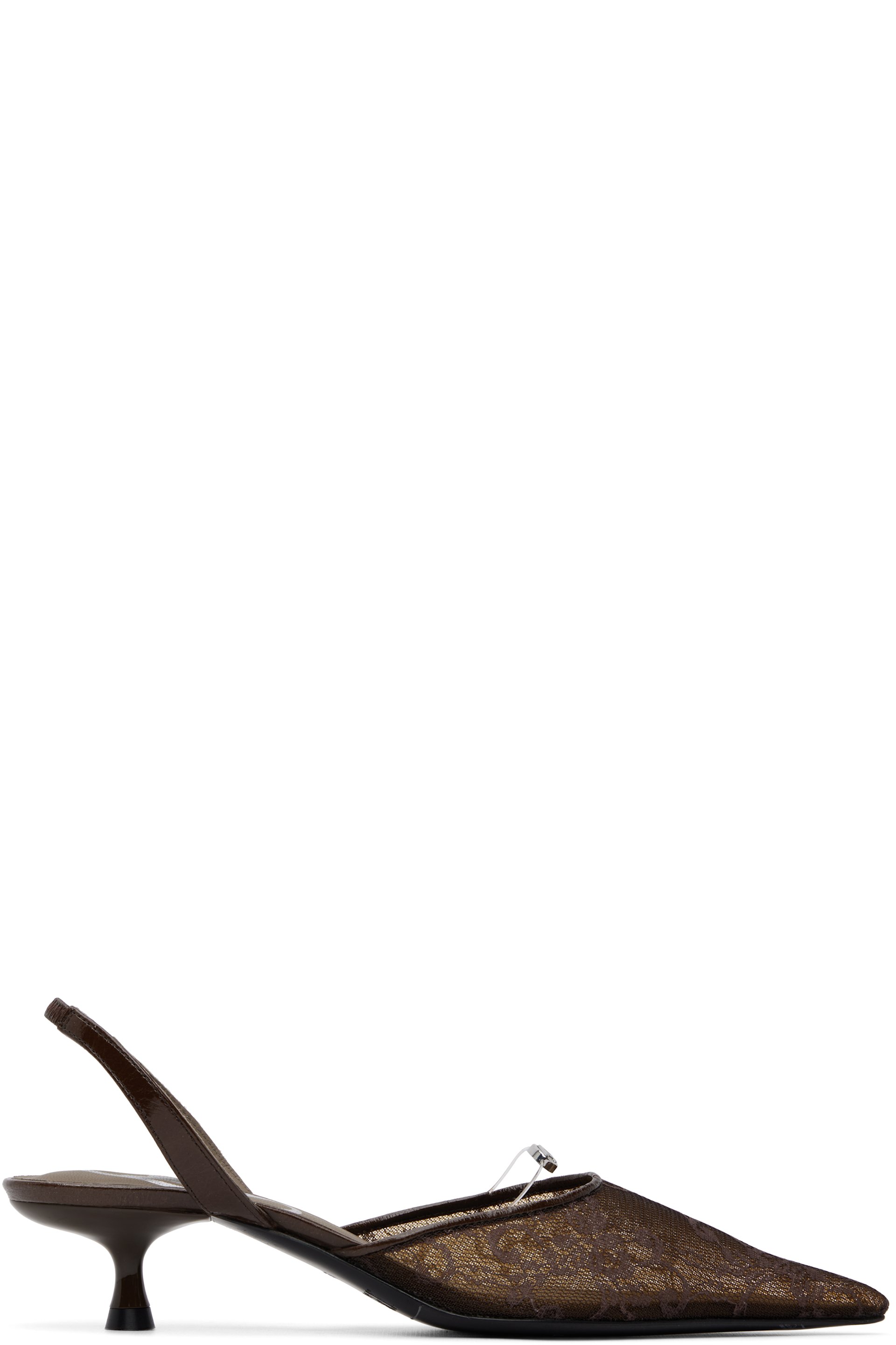 Diesel - Brown D-Ten&Half Slingback Heels