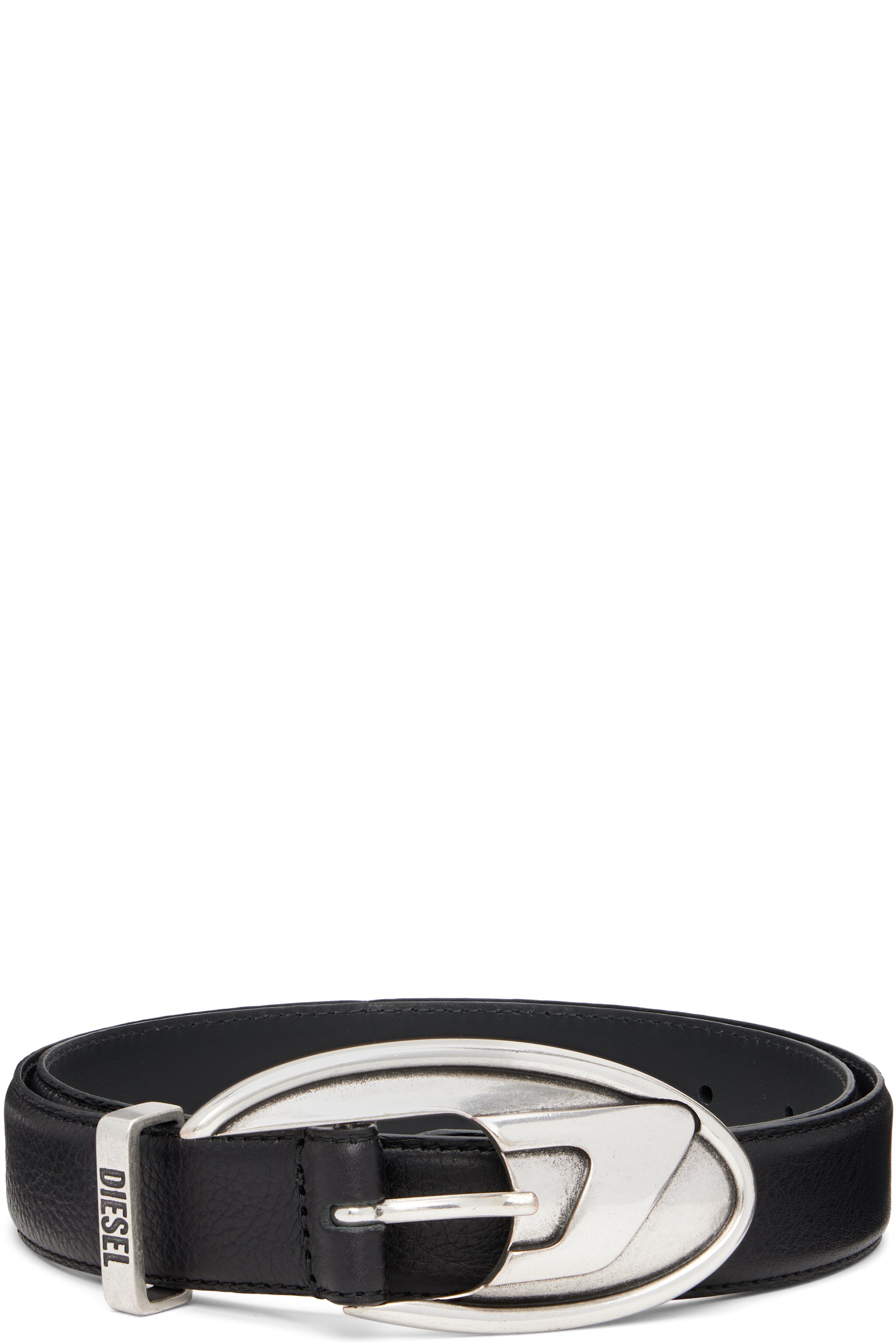 Diesel - Black 3cm Bonded Leather Belt