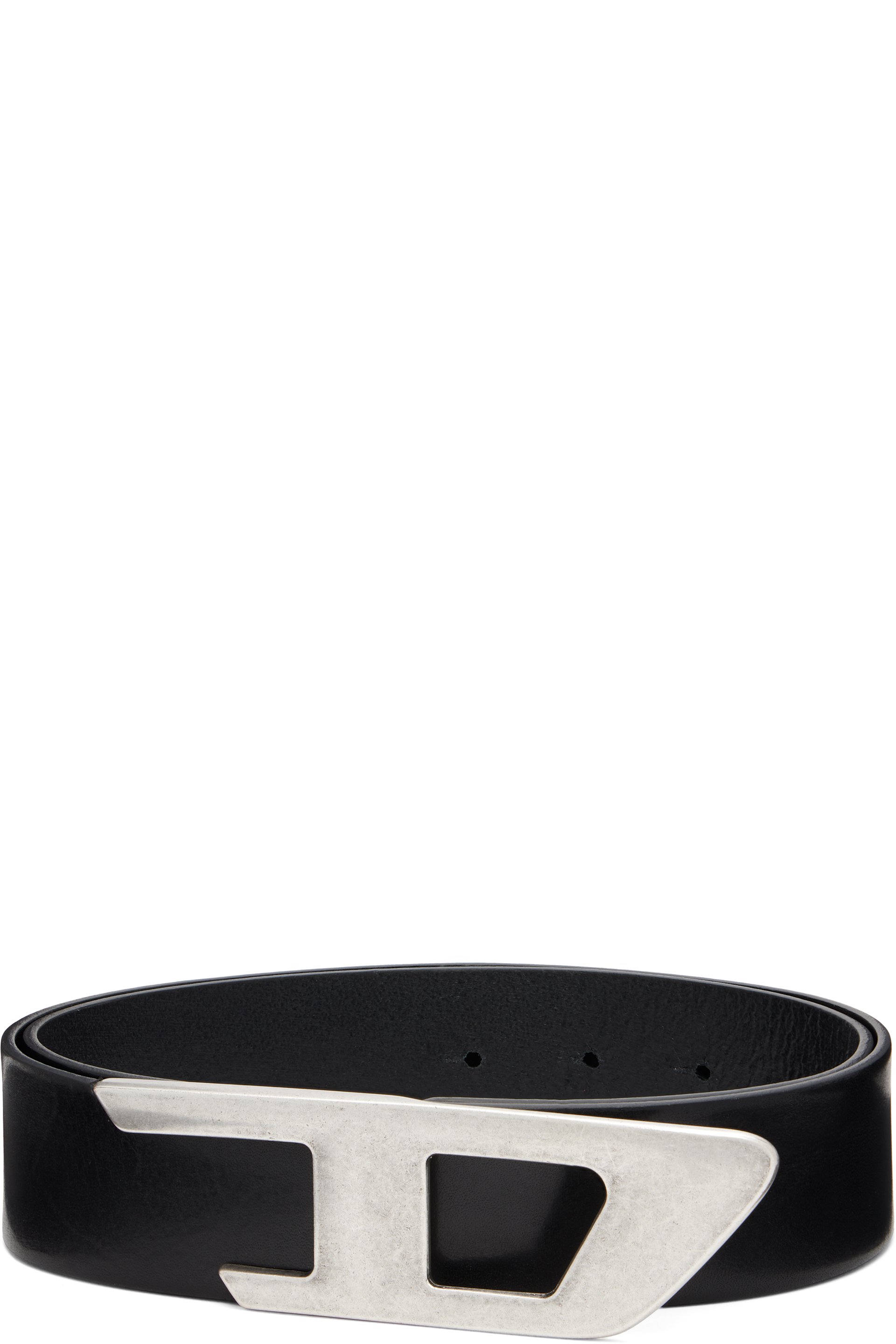 Diesel - Black 4cm Leather Belt