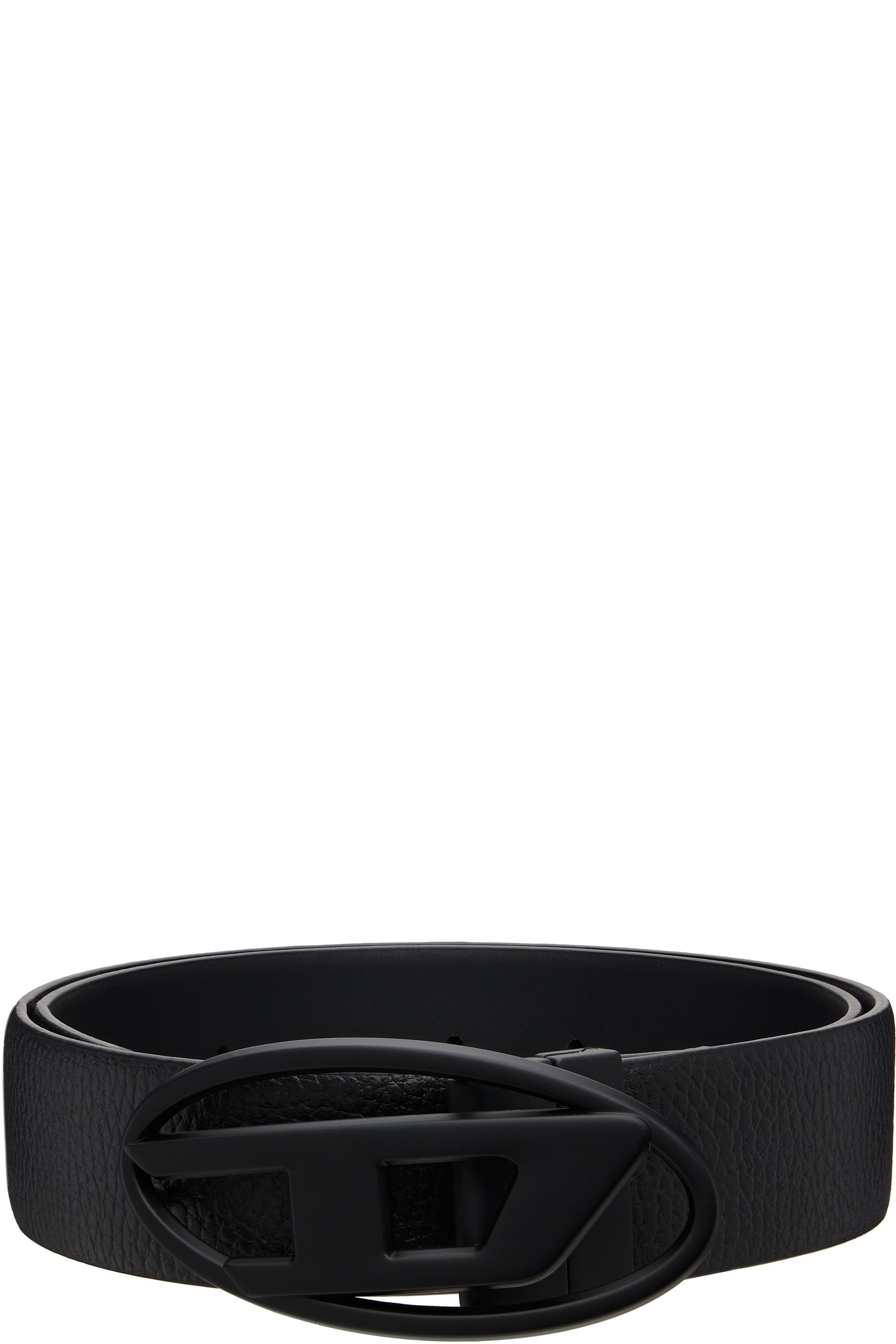 Diesel - Black 3.9cm Leather Reversible Belt