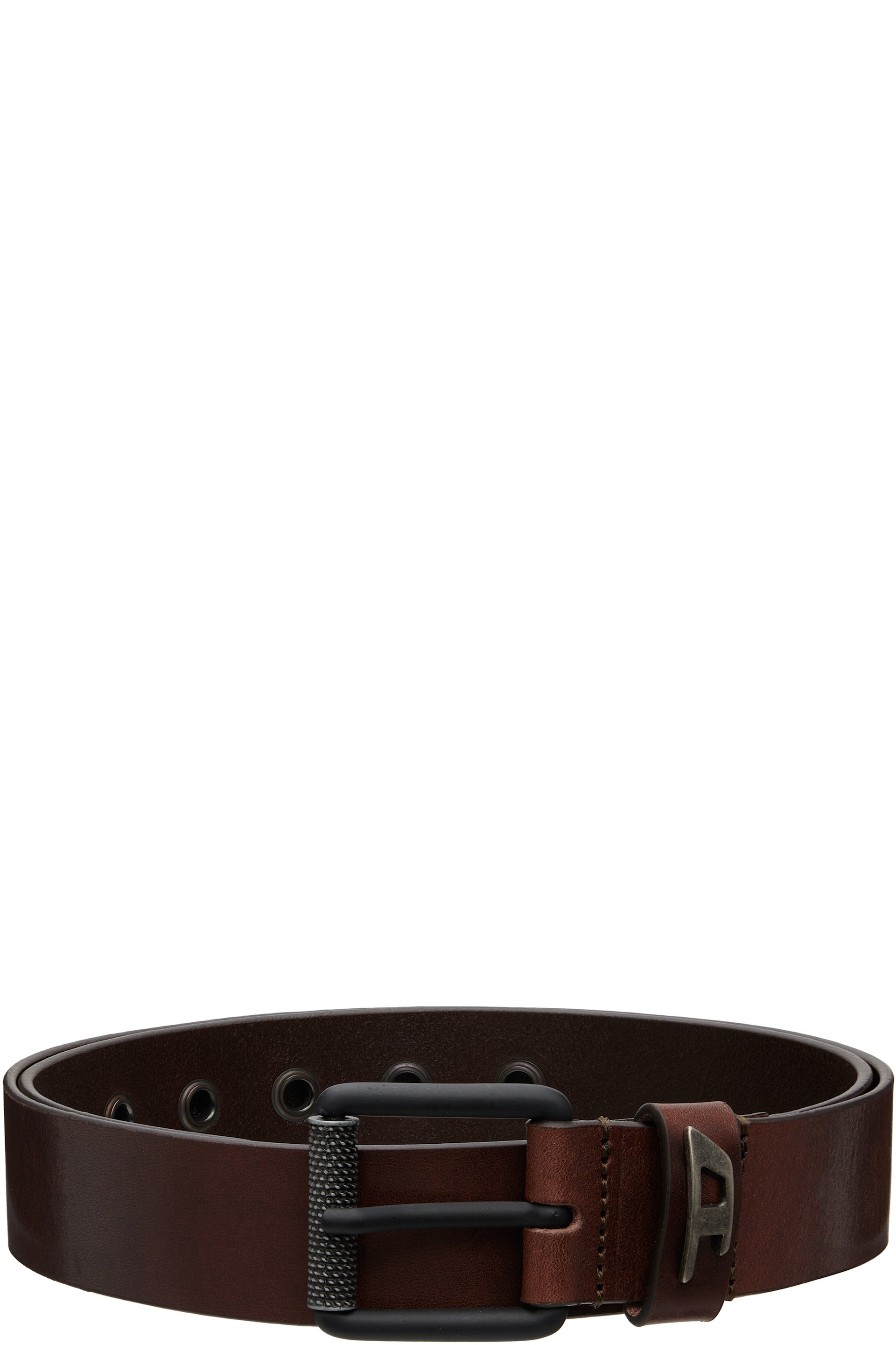 Diesel - Brown 3.5cm Shiny Leather Belt
