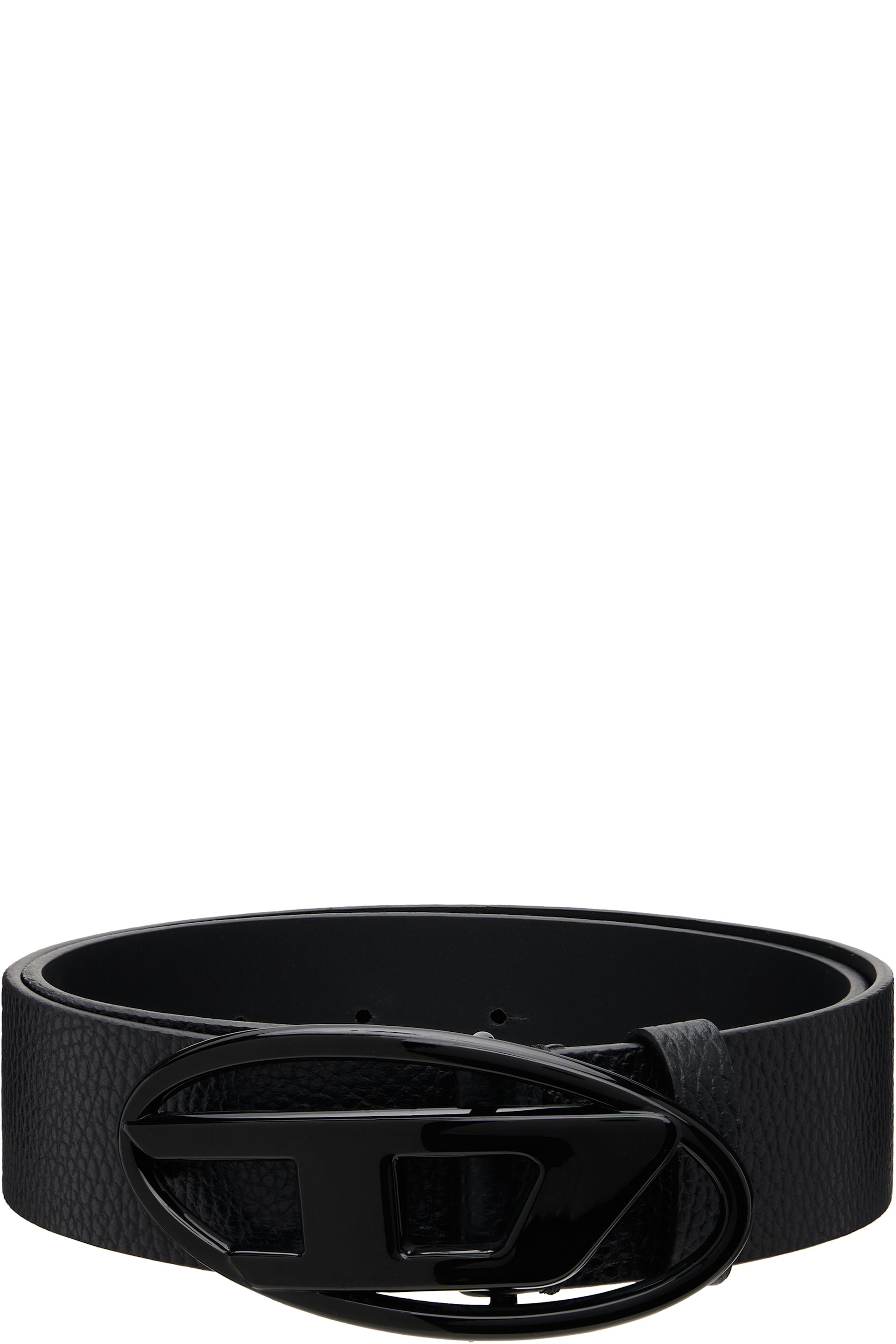 Diesel - Black 4cm Leather Belt