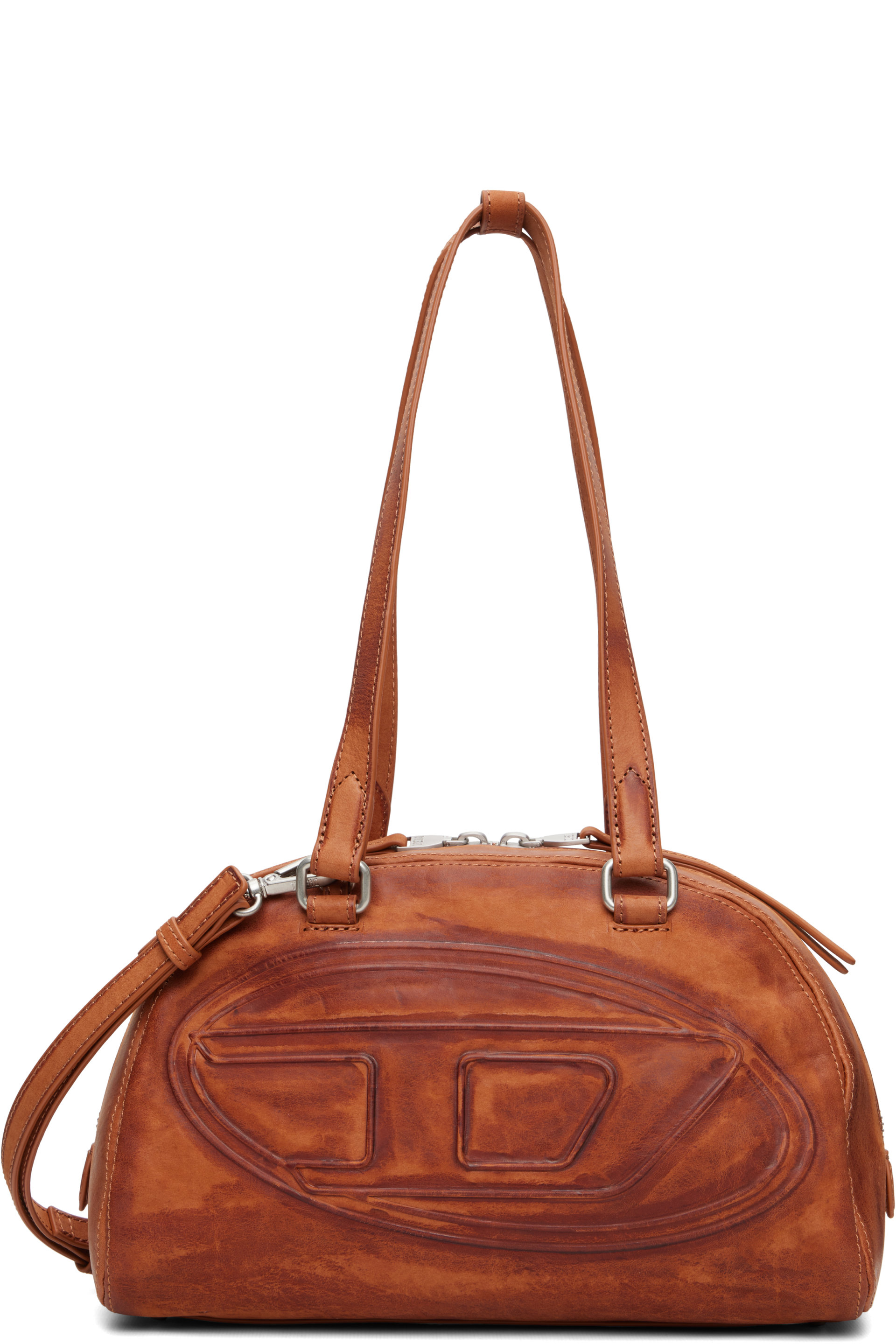 Diesel - Brown 1DR Dome Soft Shoulder Bag