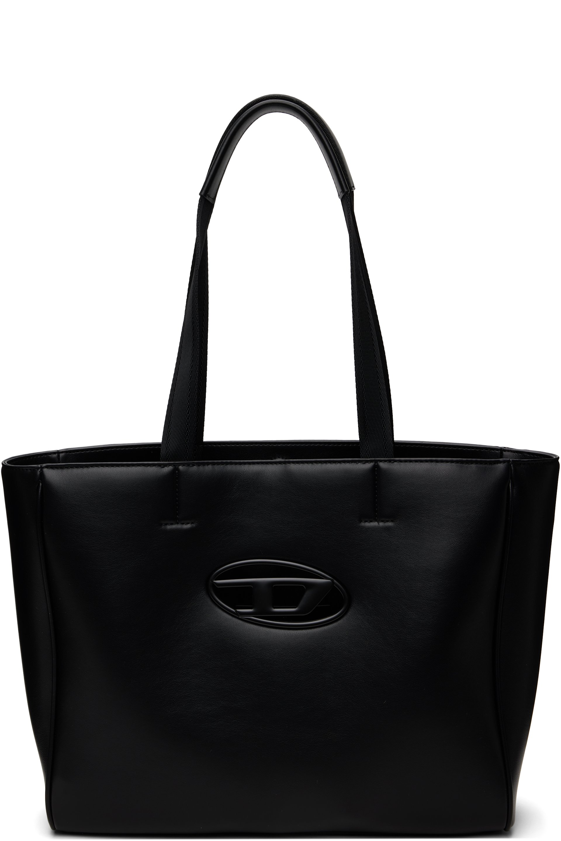 Diesel - Black Holi-D-Square Bonded Neoprene Shopper Tote