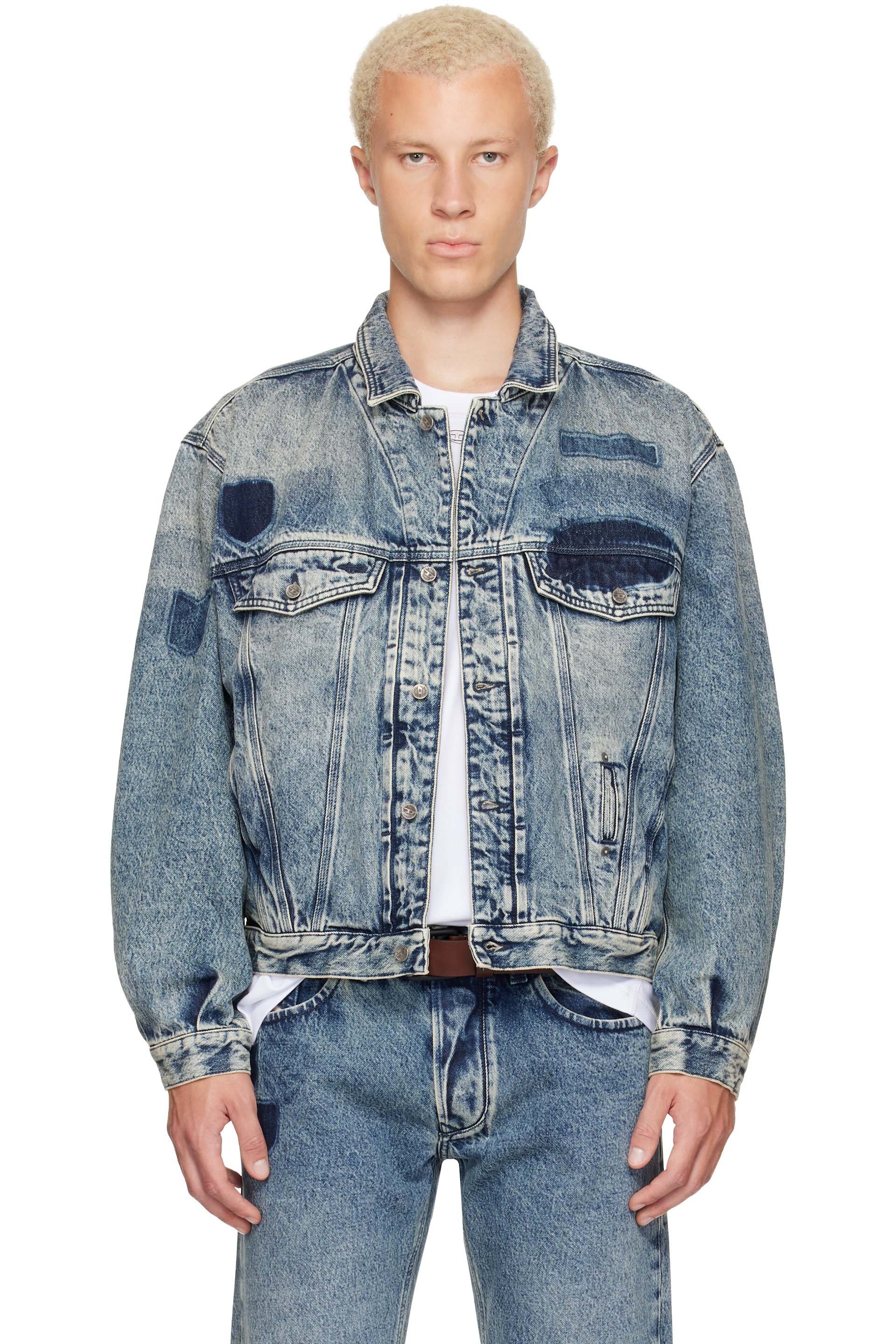 Diesel - Blue D-Denver-S2 Denim Jacket
