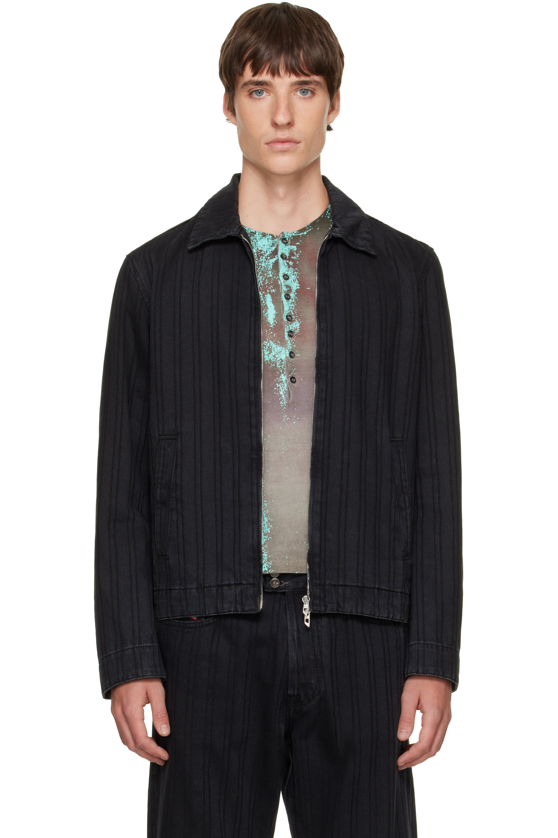 Diesel - Black D-Rohe Denim Jacket