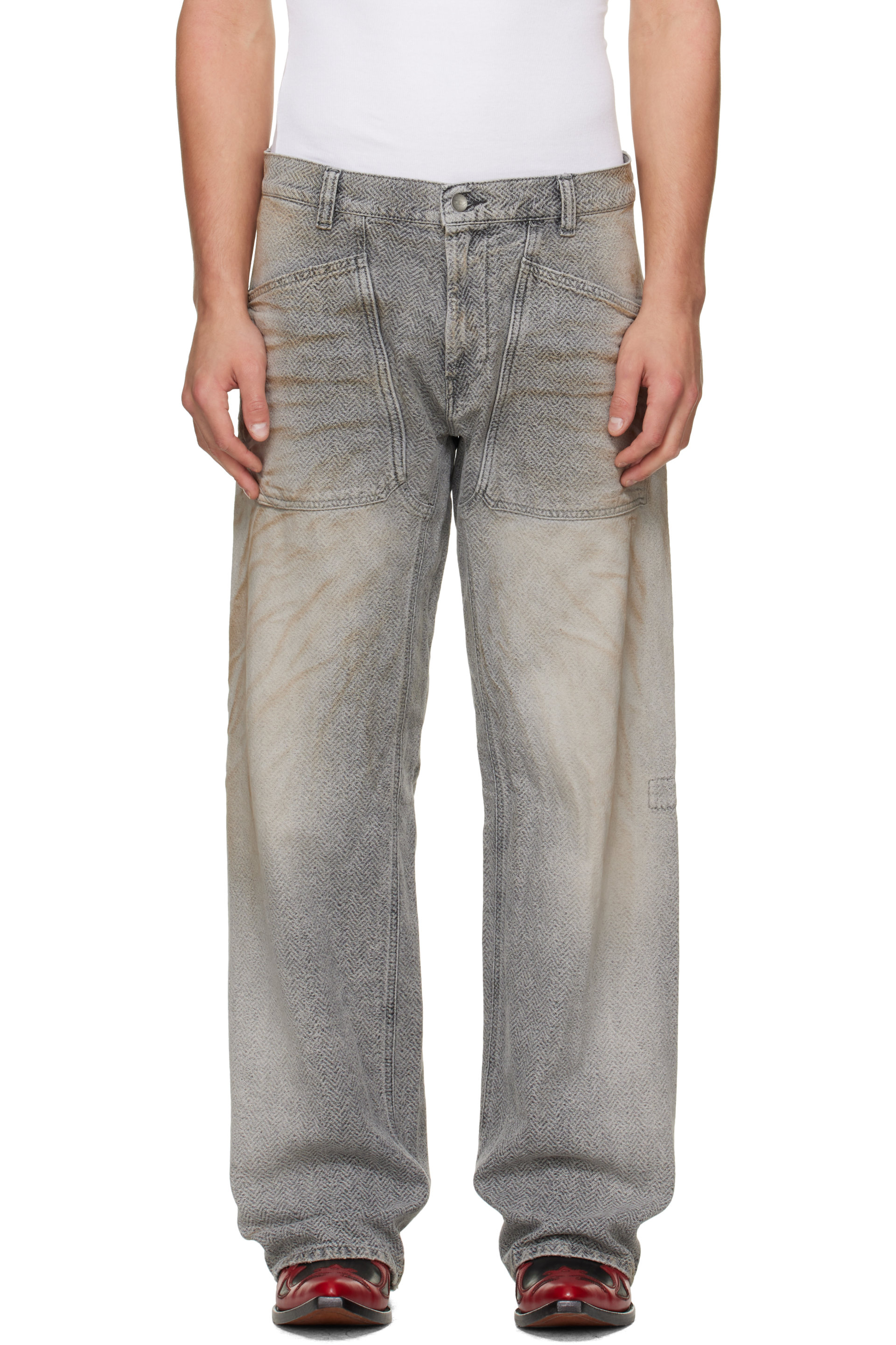 Diesel - Gray D-Zeta Jeans