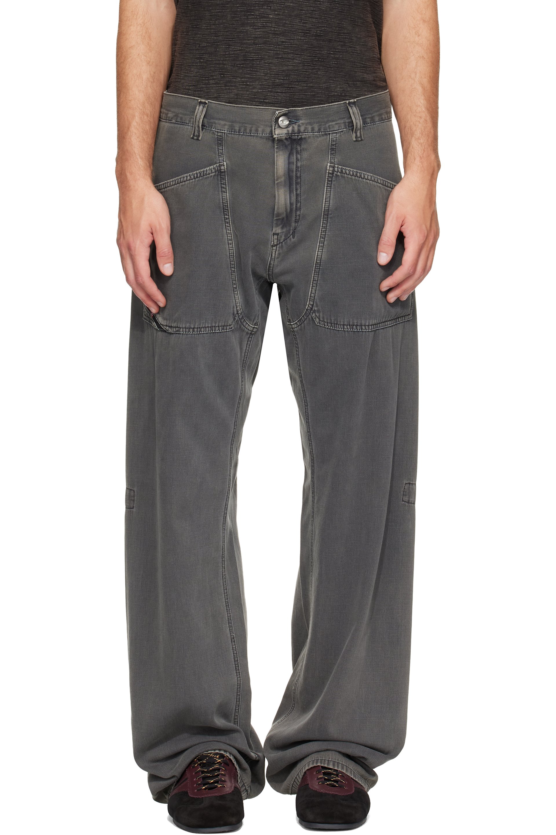 Diesel - Jean décontracté Zeta gris
