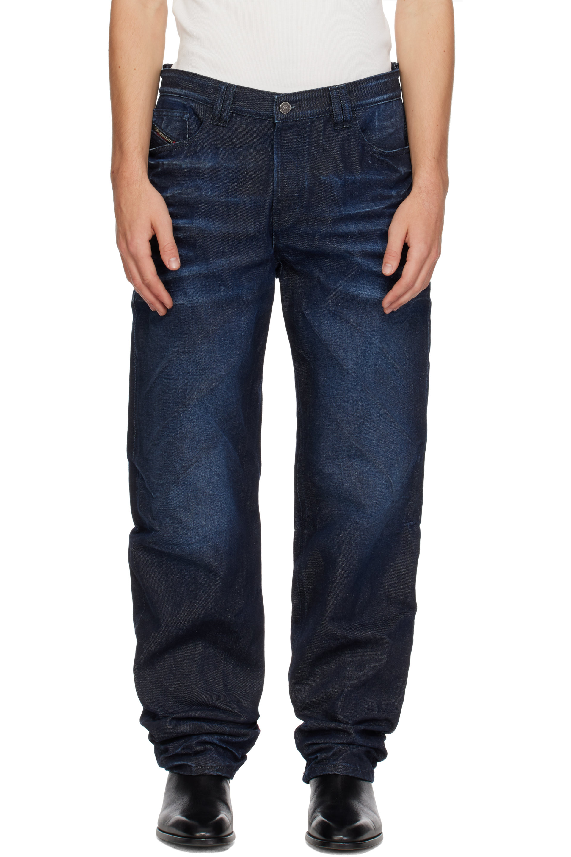 Diesel - Blue Regular High Waist 1991 D-Voeed Jeans