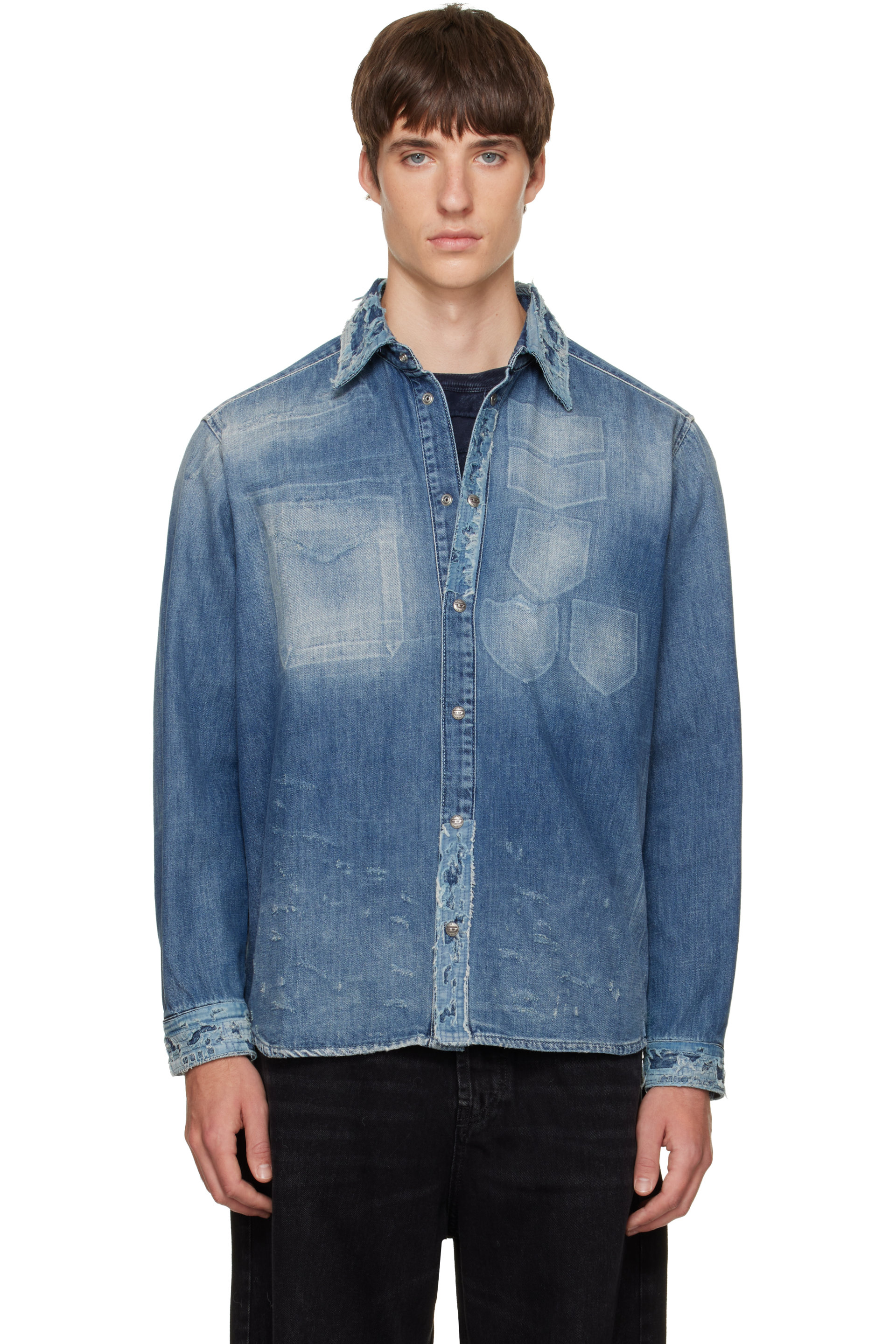 Diesel - Blue D-Simply Denim Shirt