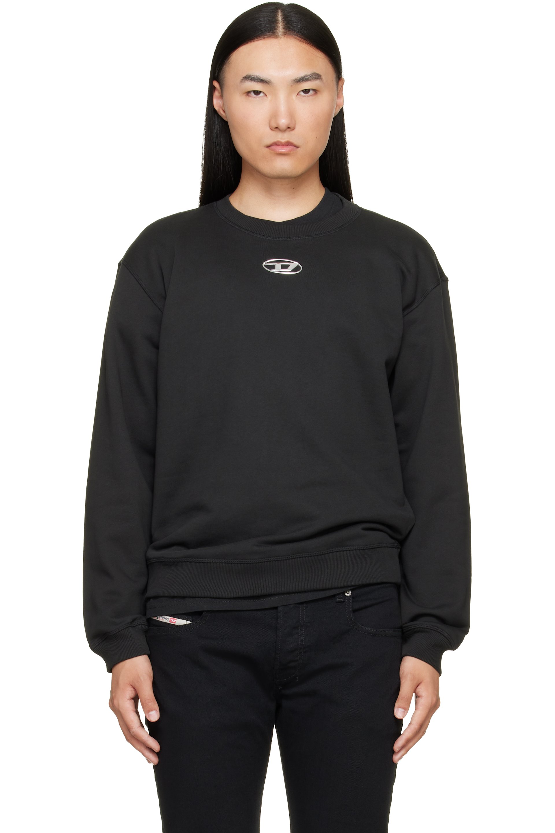 Diesel - Black S-Norm-Iod Sweatshirt