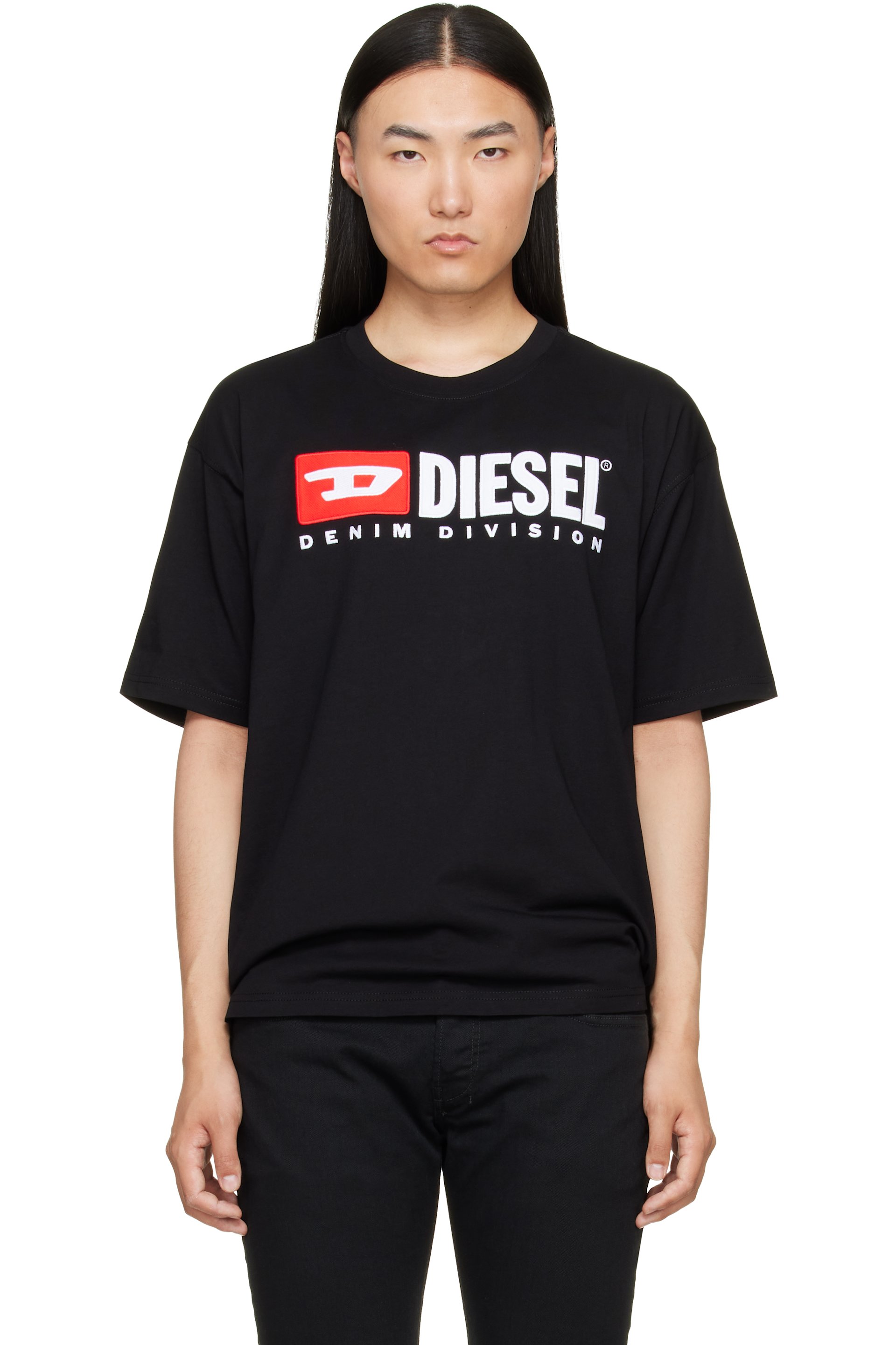 Diesel - Black Diesel Patch Logo T-shirt