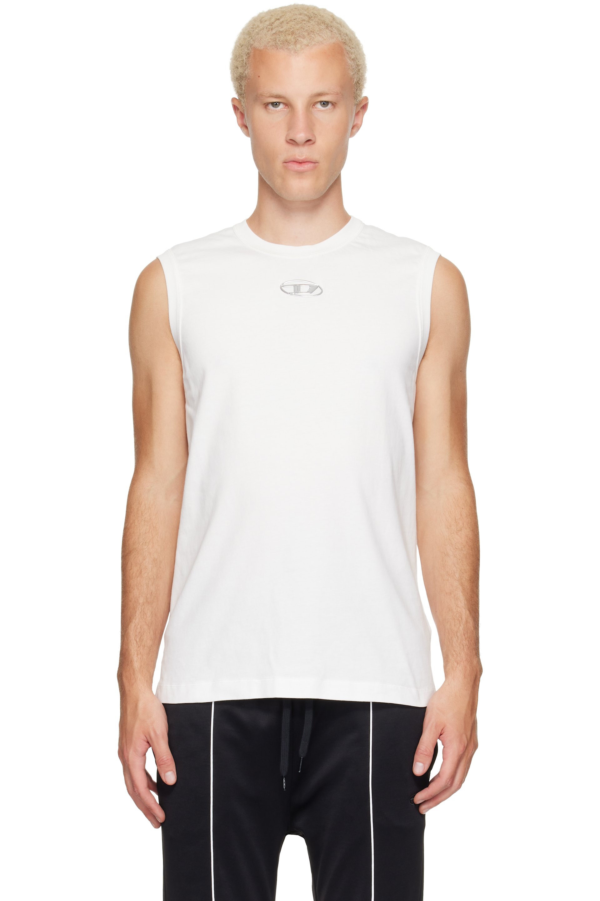 Diesel - Débardeur Bisco-Iod blanc