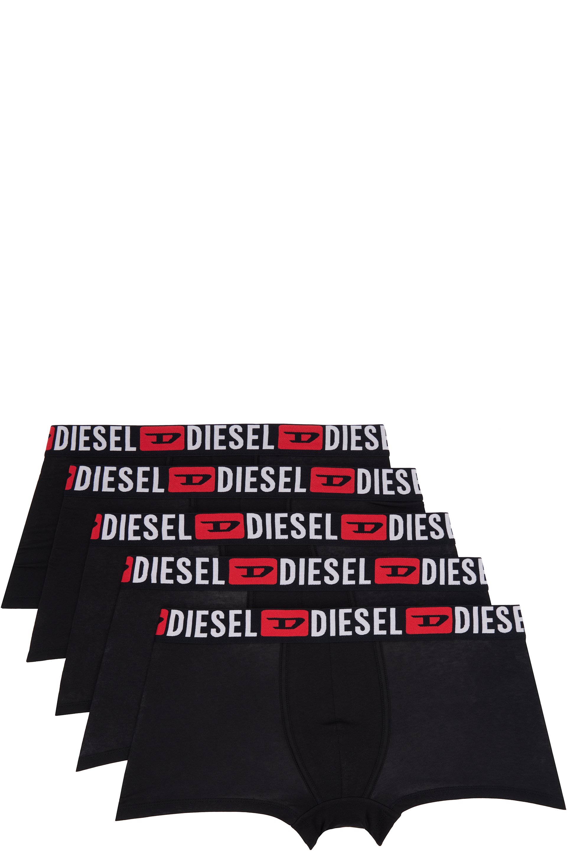 Diesel - Five-Pack Black Mix-Colour Boxer Briefs
