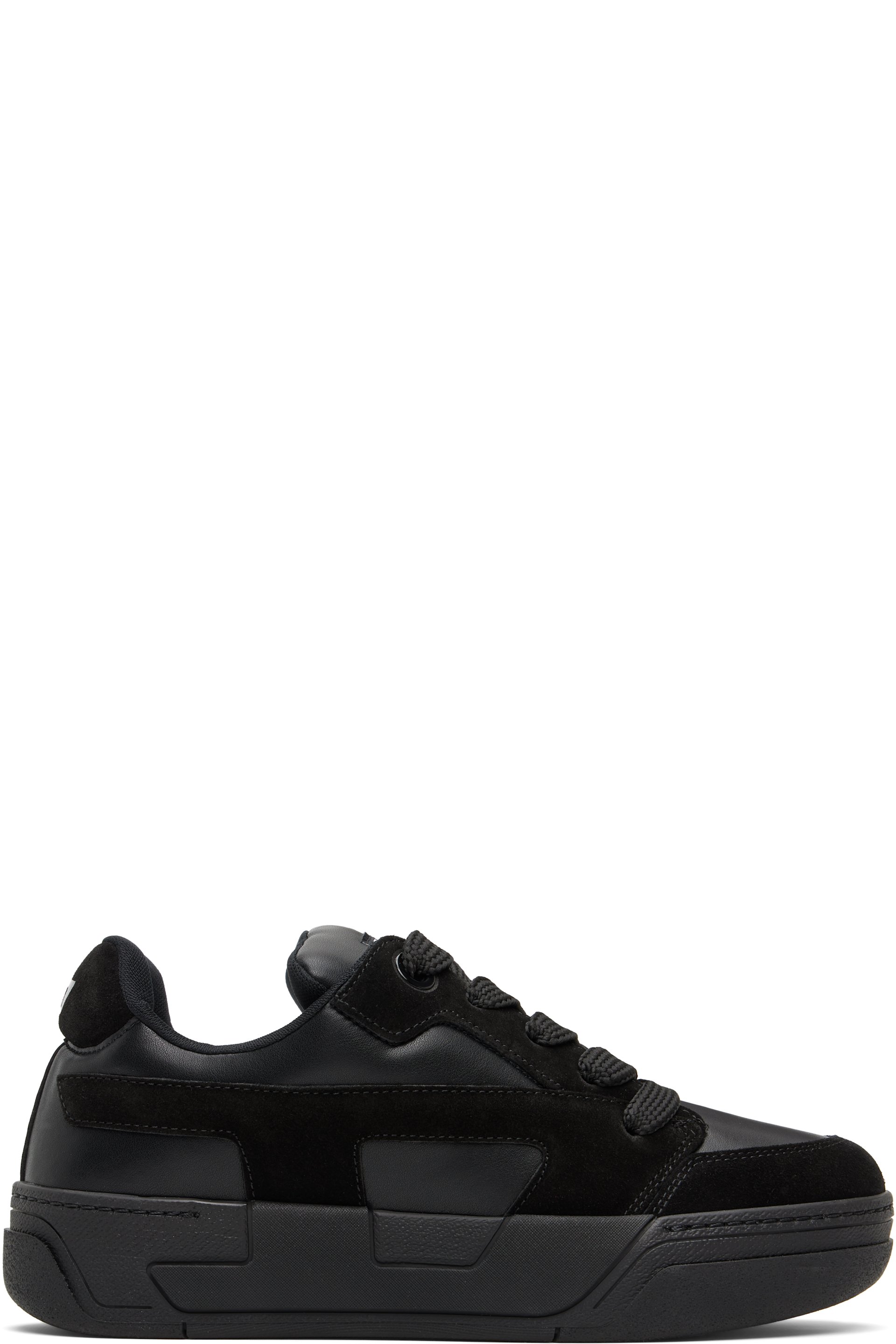Diesel - Black D-Ollie-Monochrome Sneakers