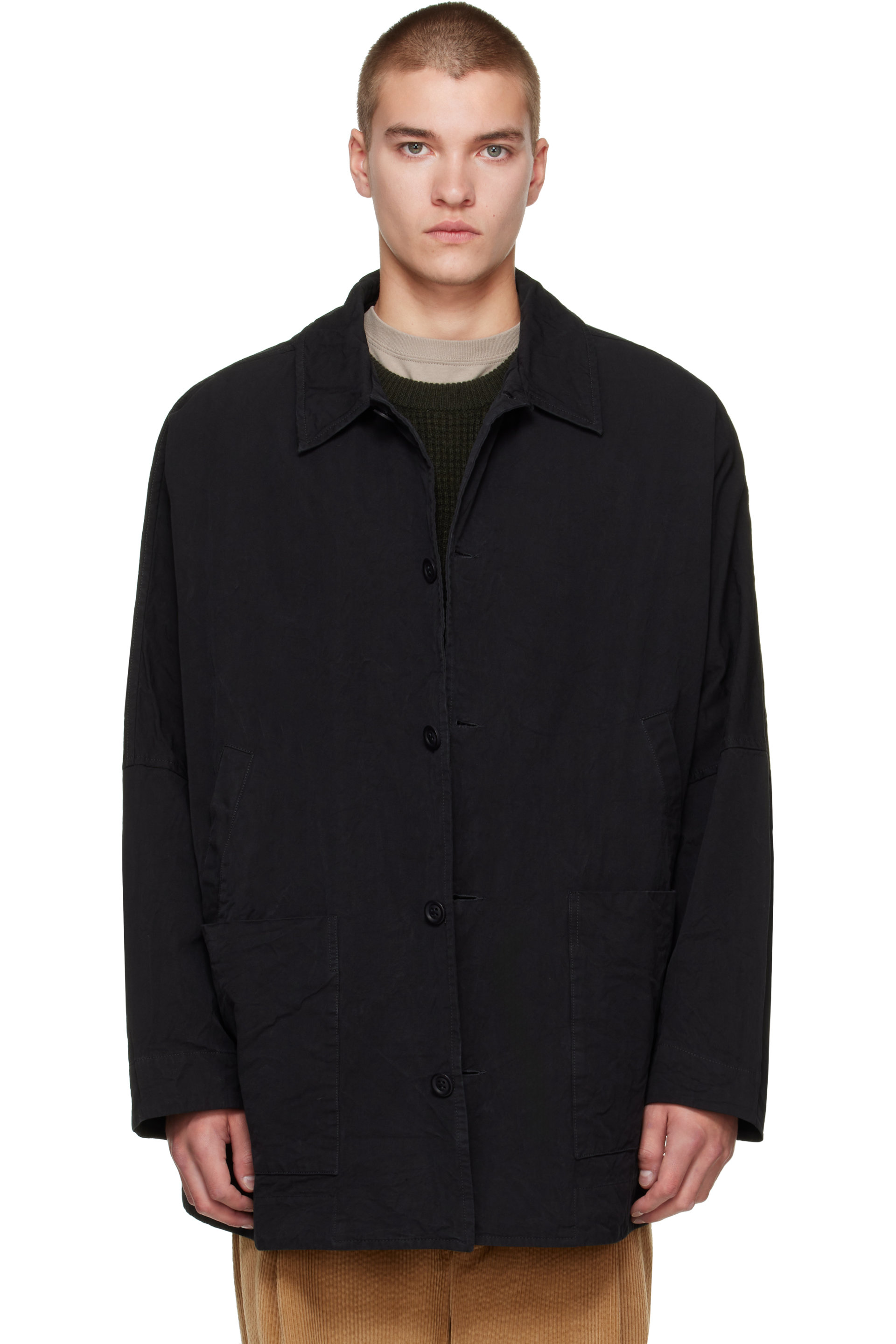 CASEY CASEY - Blouson Weiping noir en coton