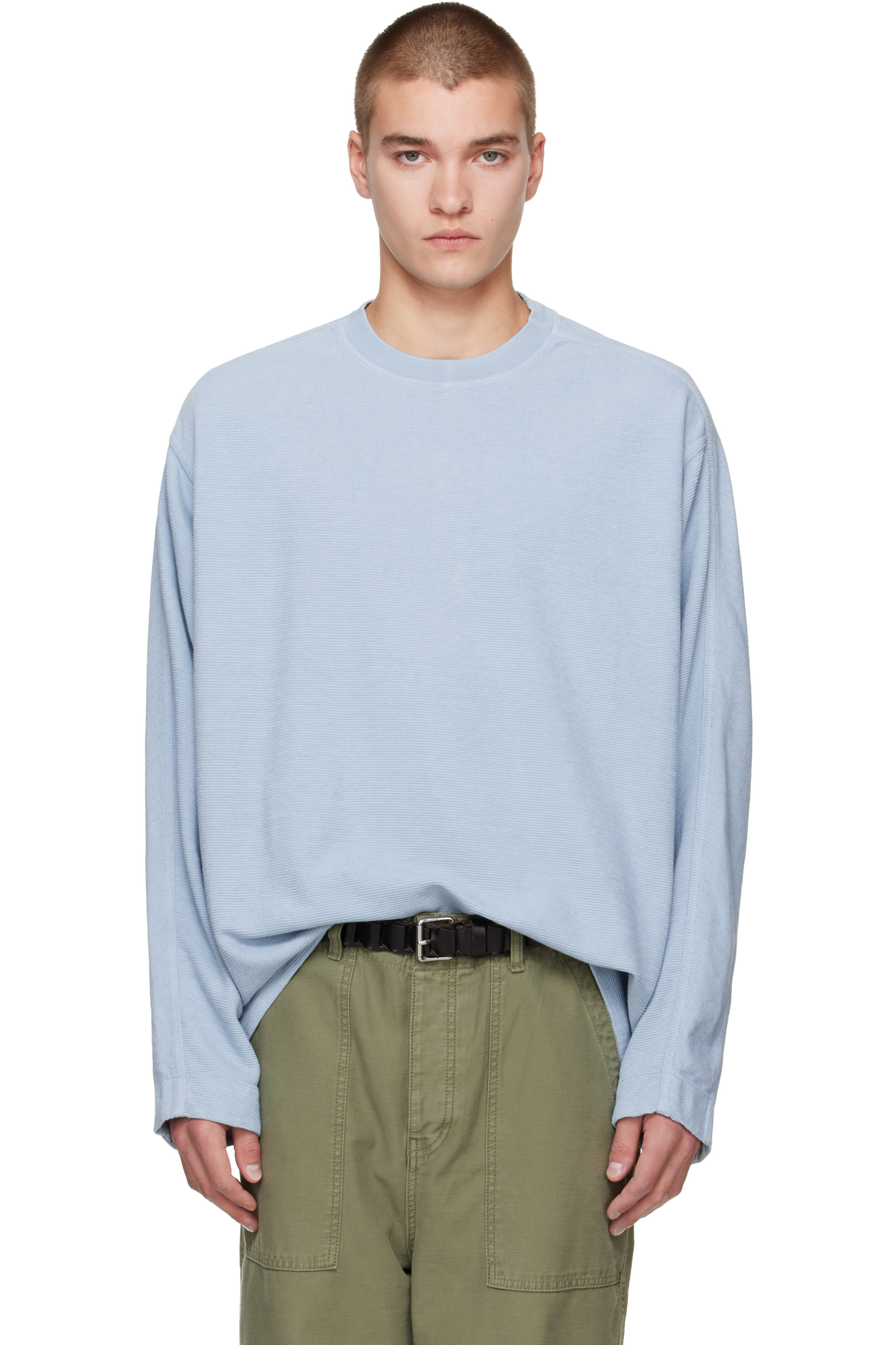 CASEY CASEY - Blue Workwear Sweatshirt