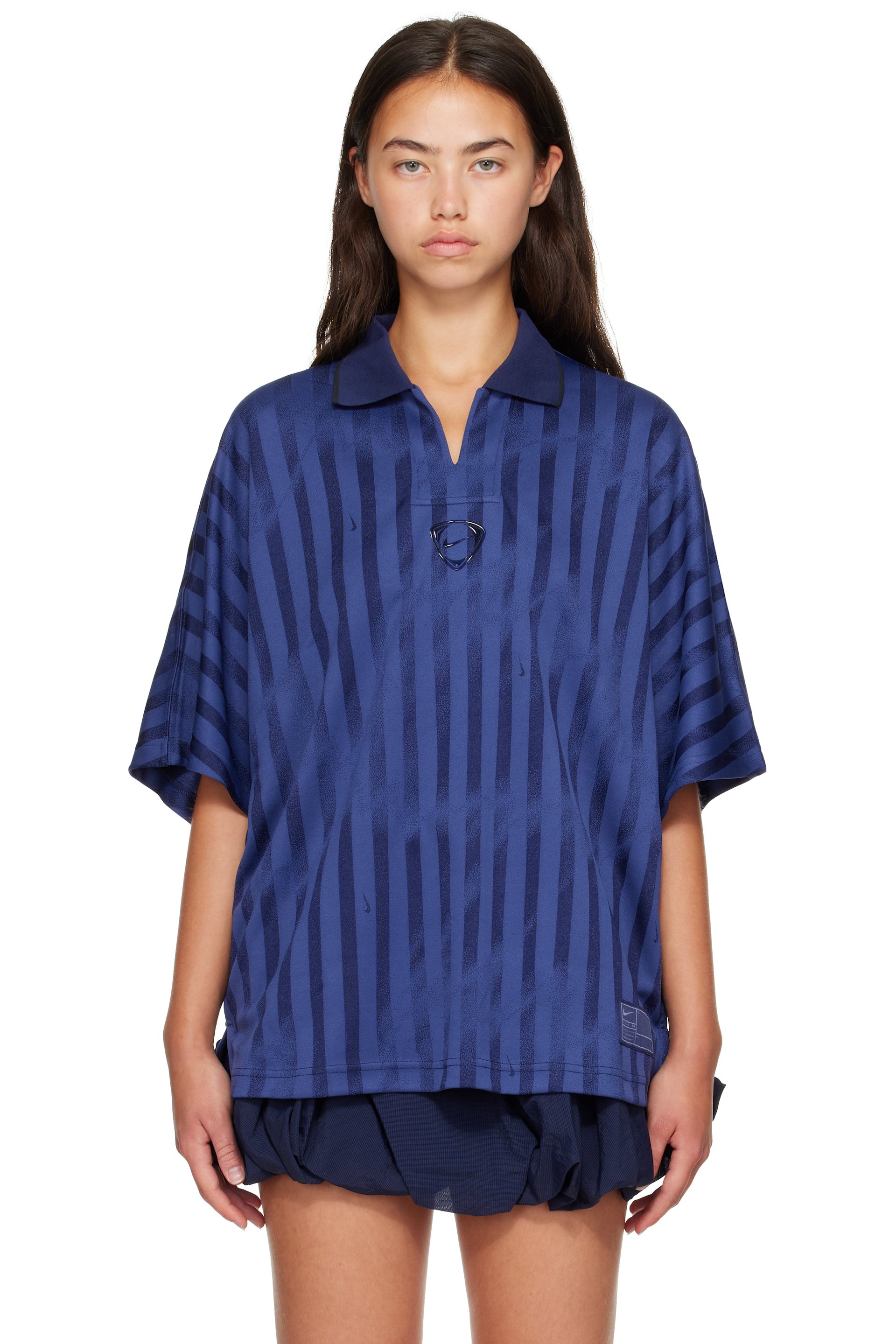 Nike - Navy Jersey Polo