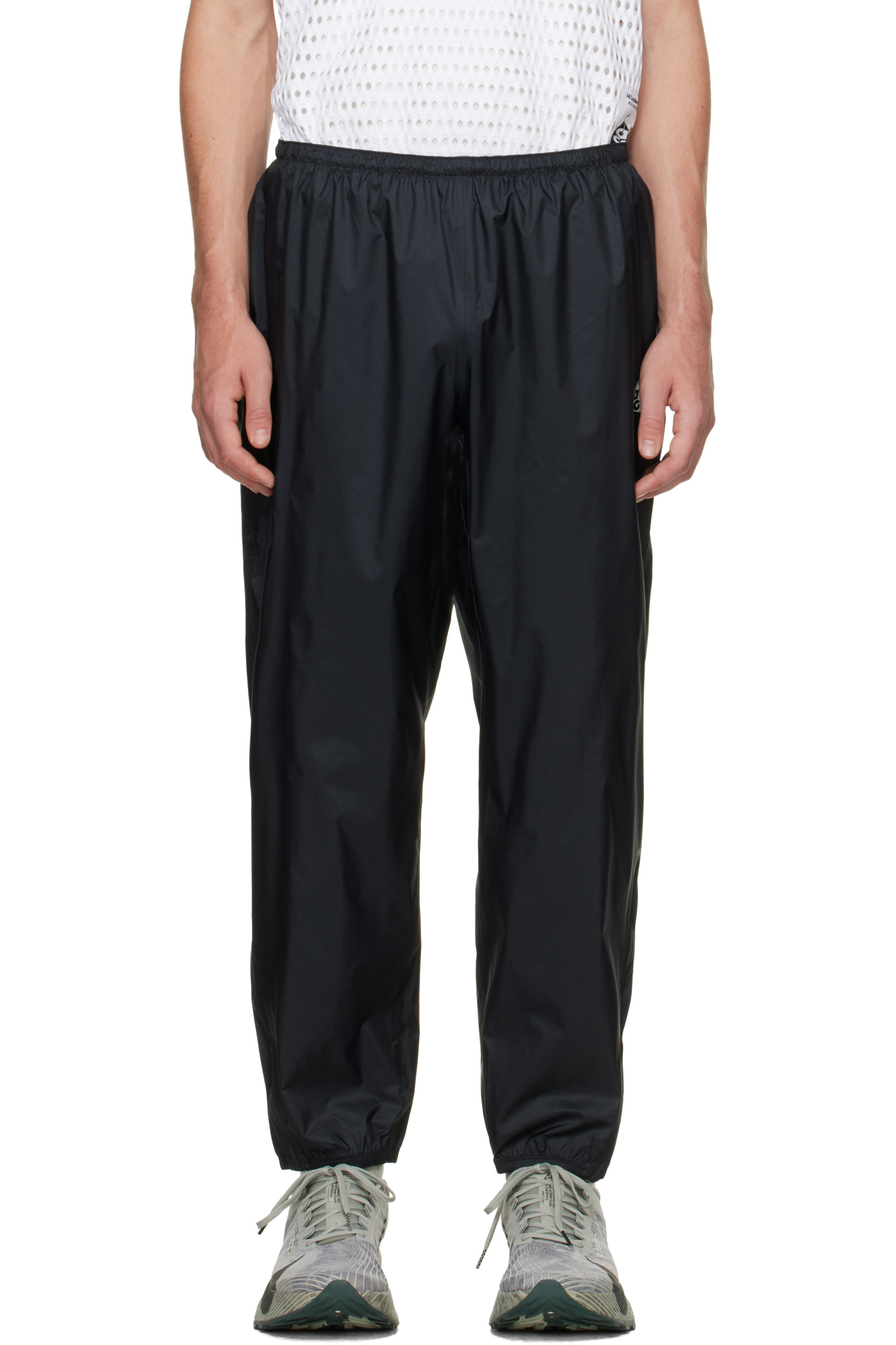 Nike - Pantalon 'Trailwind' noir à logo ACG