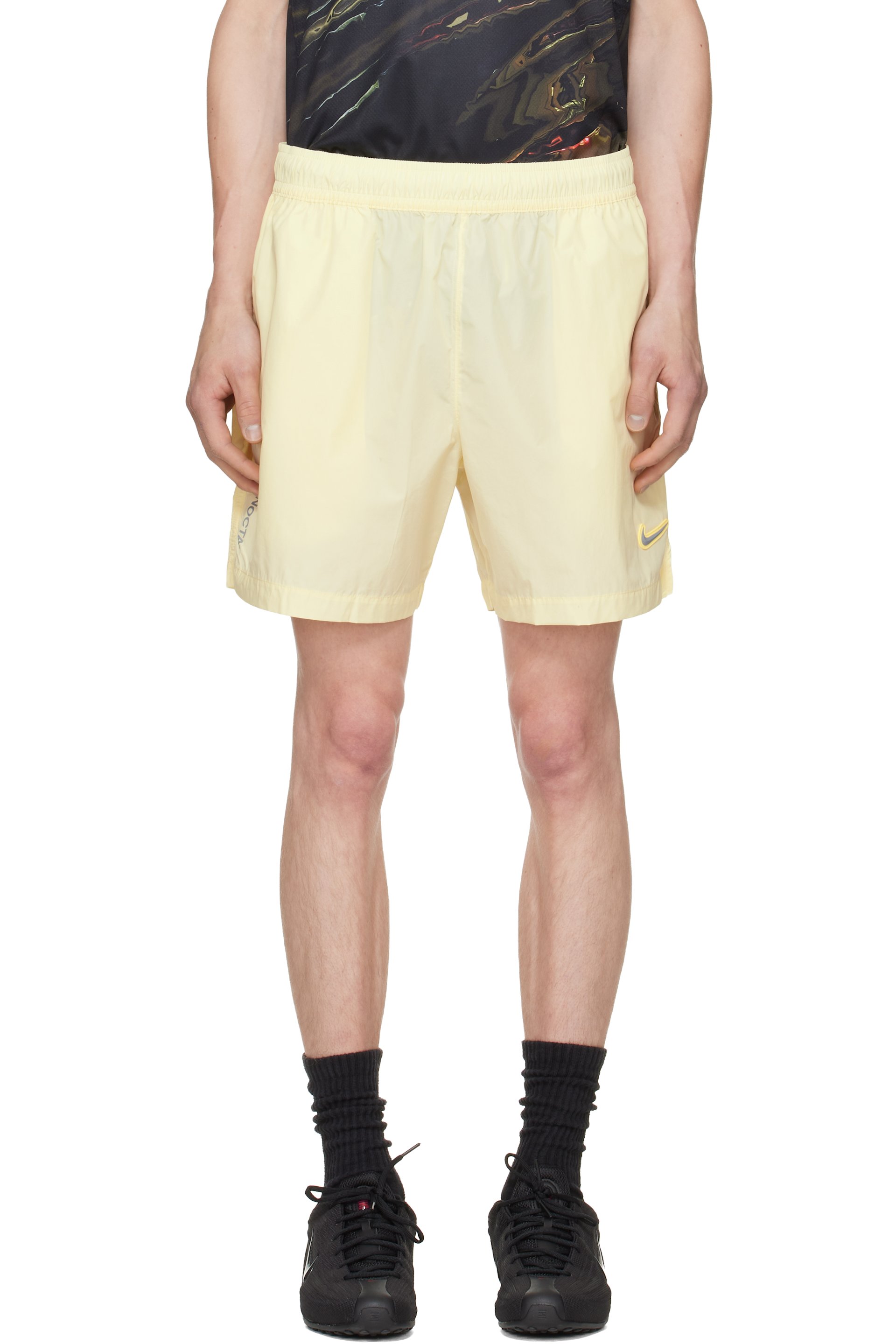 Nike - Yellow NOCTA Edition Cardinal Nylon Shorts