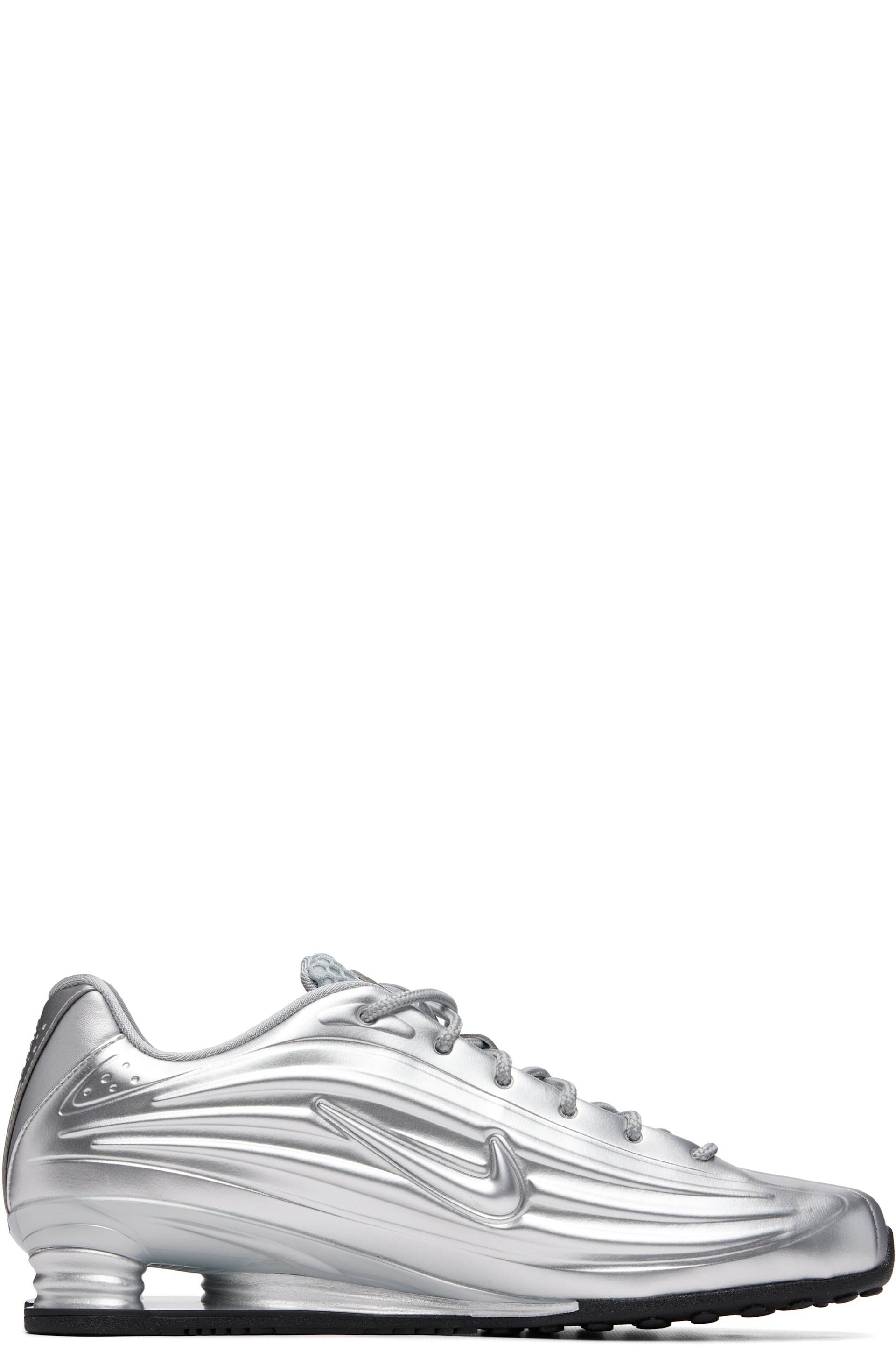 Nike - Baskets Shox Z argentées