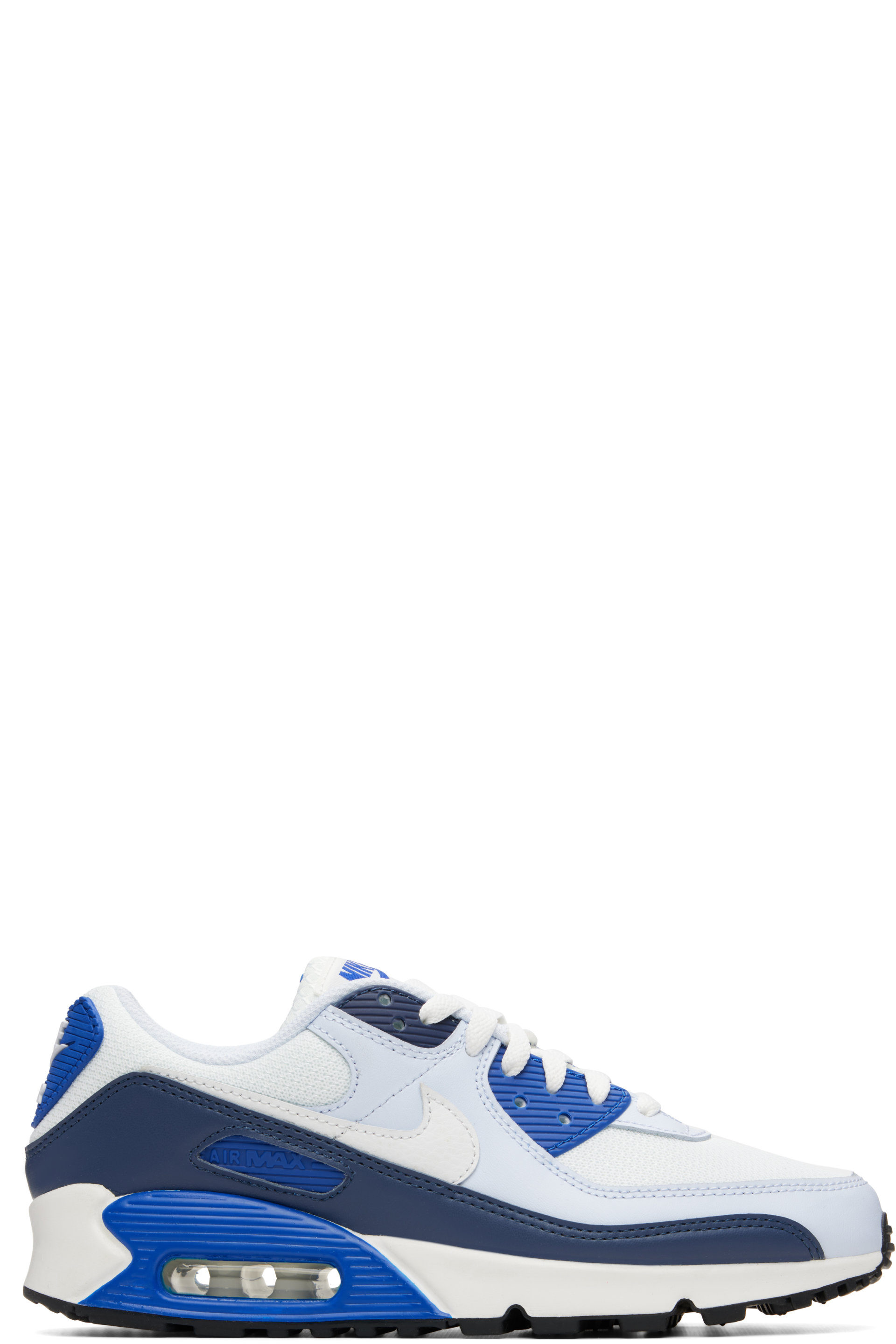 Nike - Baskets Air Max 90 blanc et bleu