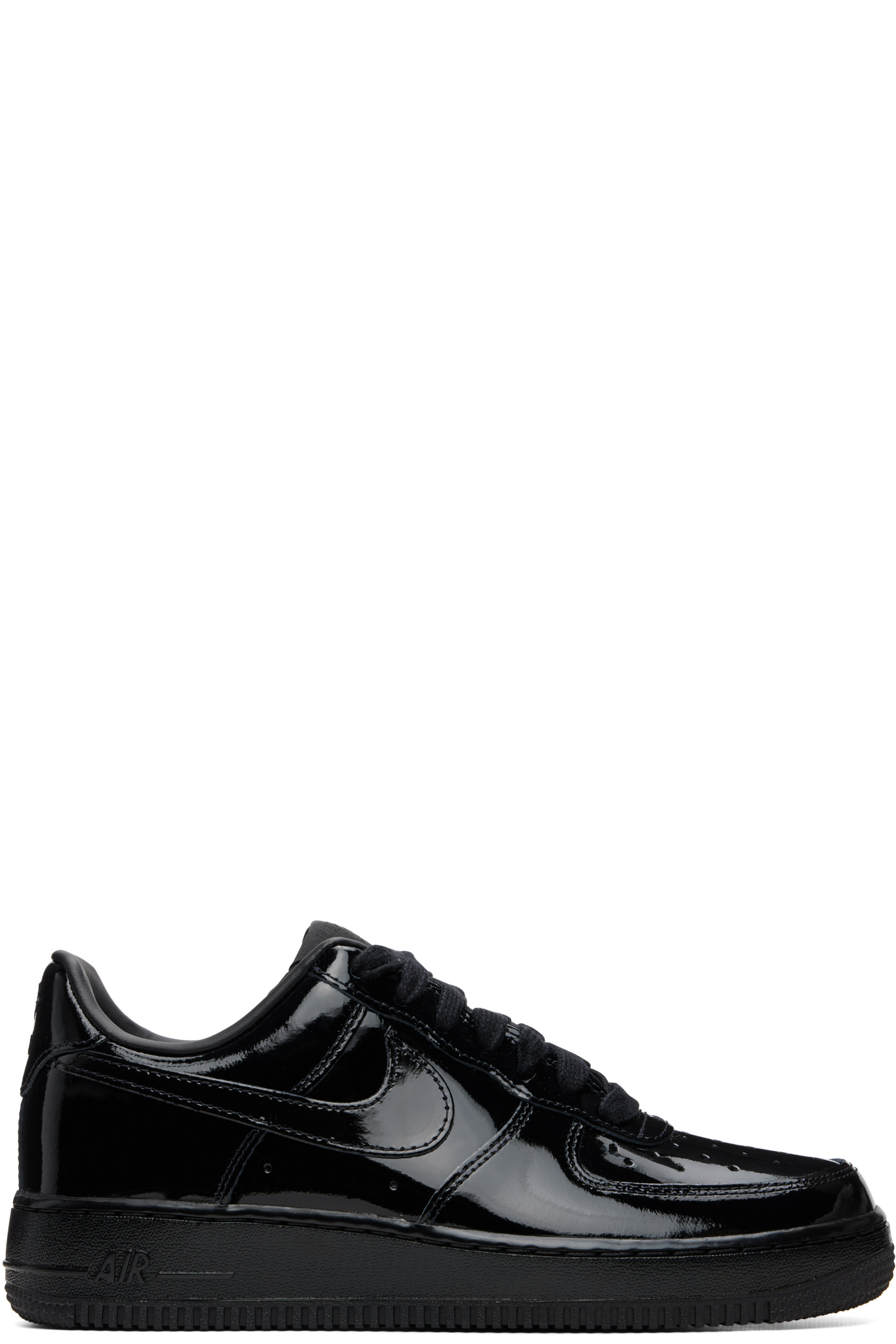 Nike - 黑色 Air Force 1 '07 Patent Leather 运动鞋
