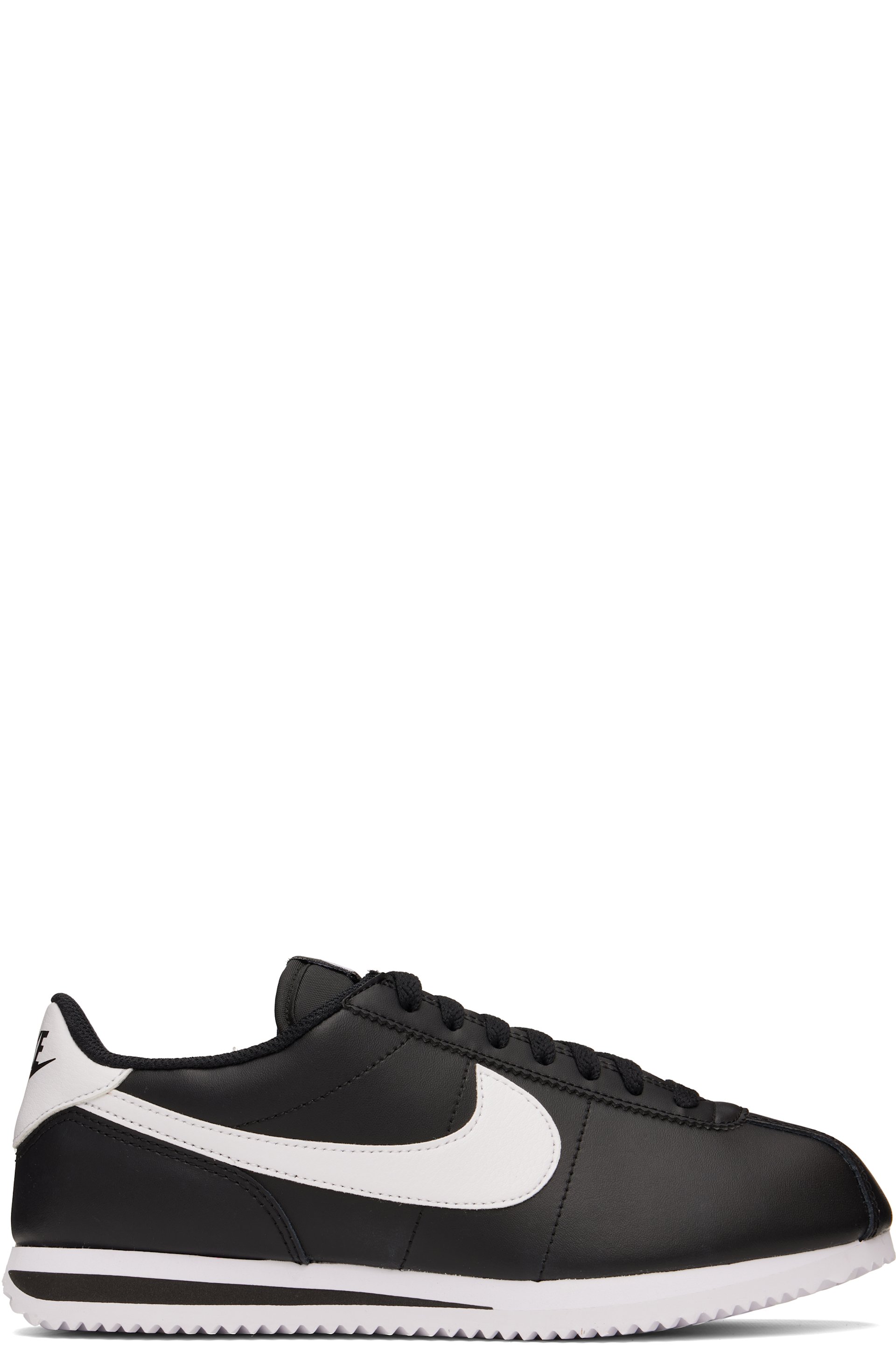 Nike - Black Cortez Leather Sneakers