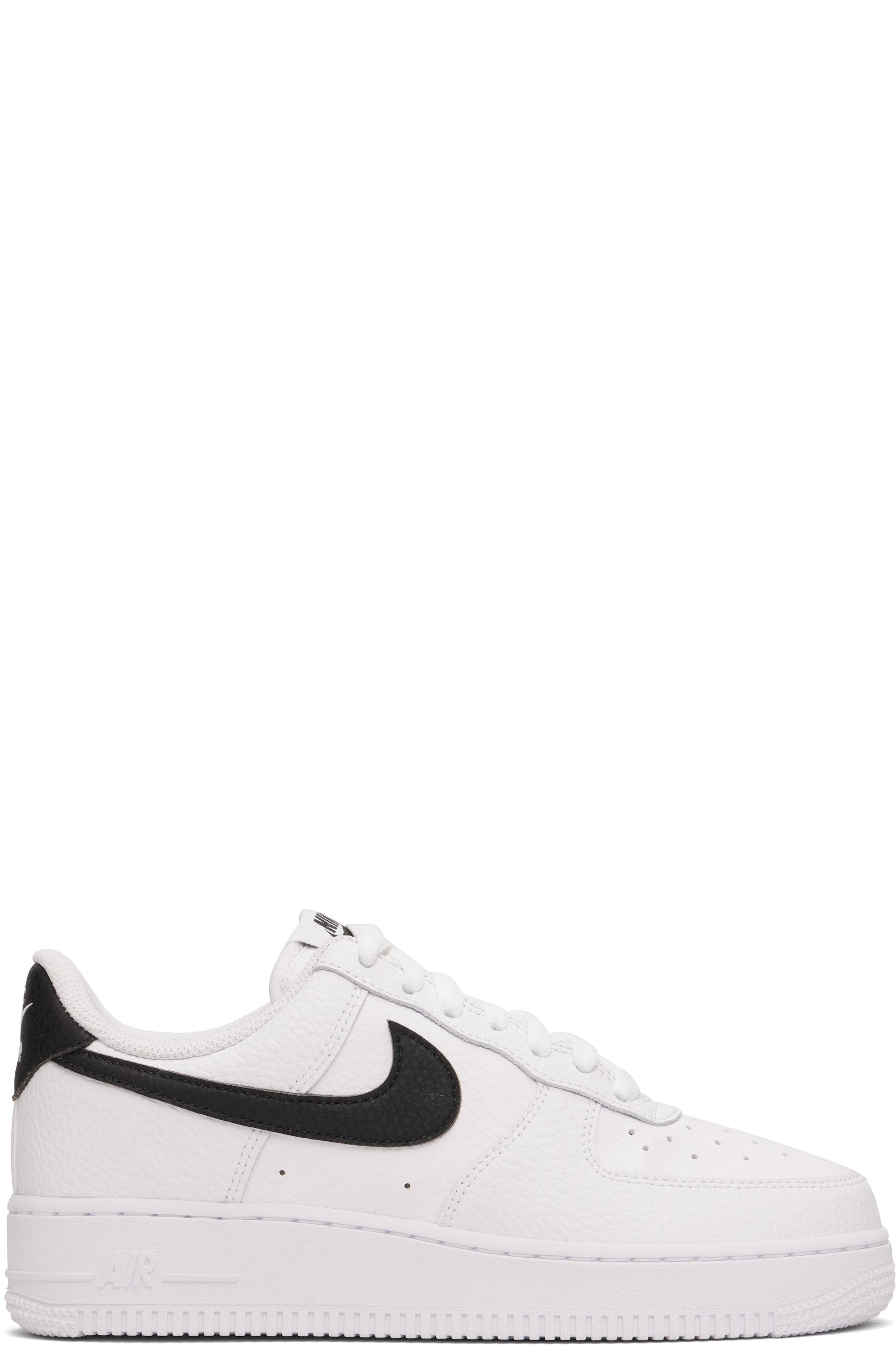 Nike - White & Black Air Force 1 '07 Sneakers