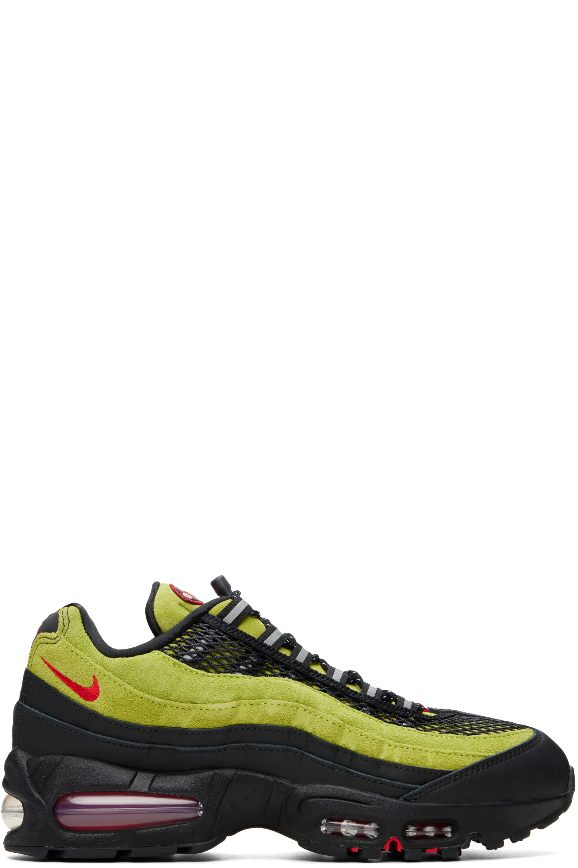 Nike - Green Aya Brown Edition Air Max 95 Big Bubble Sneakers