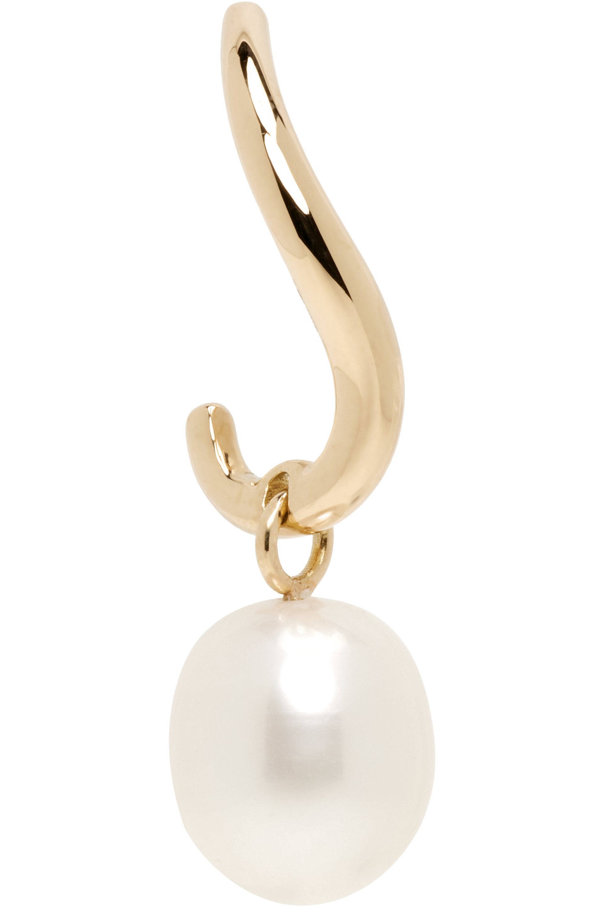 C.Chesnais - Wave Pearl Single Earring
