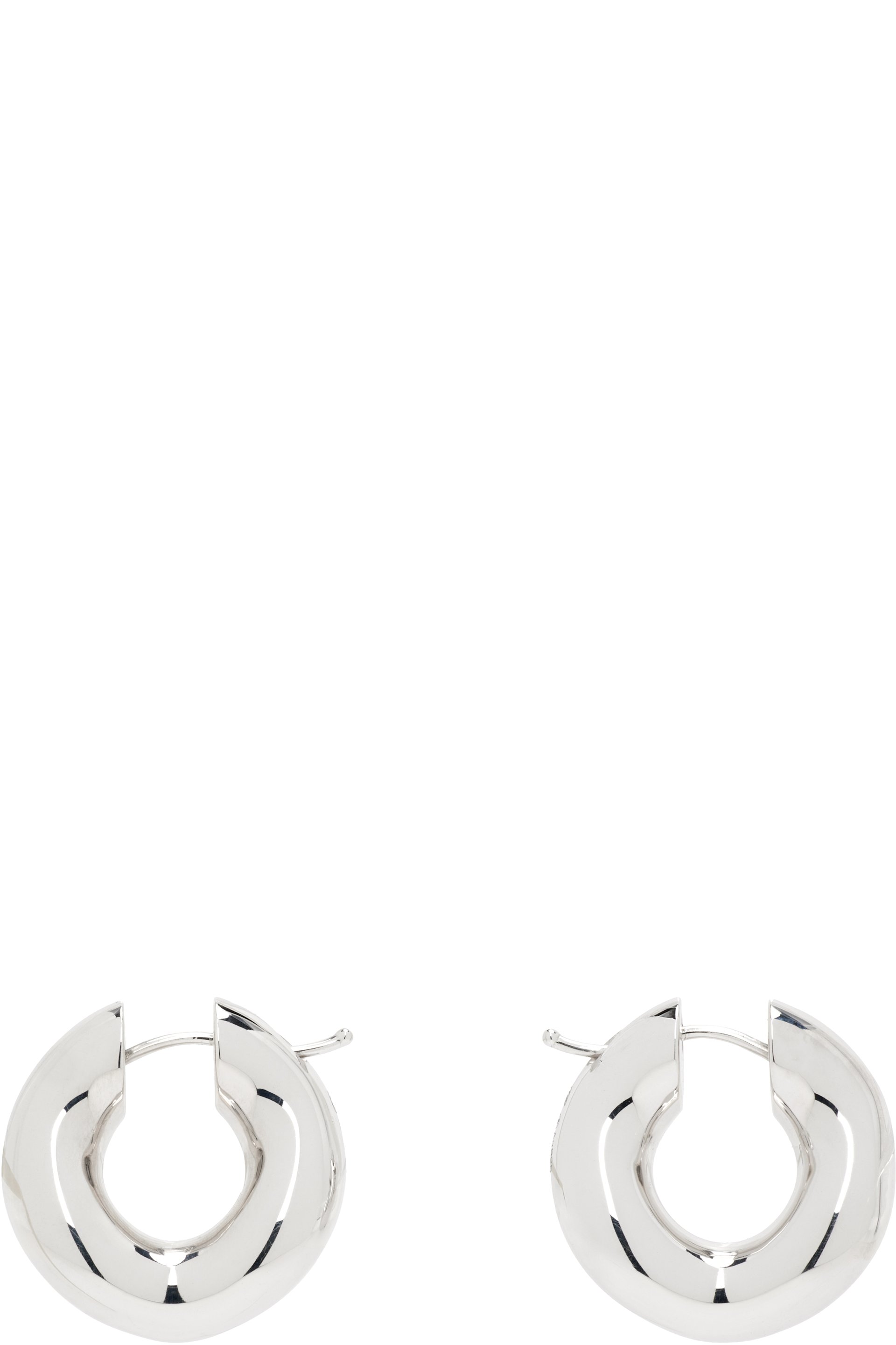 C.Chesnais - Boucles d'oreilles à anneau ondulées Blow