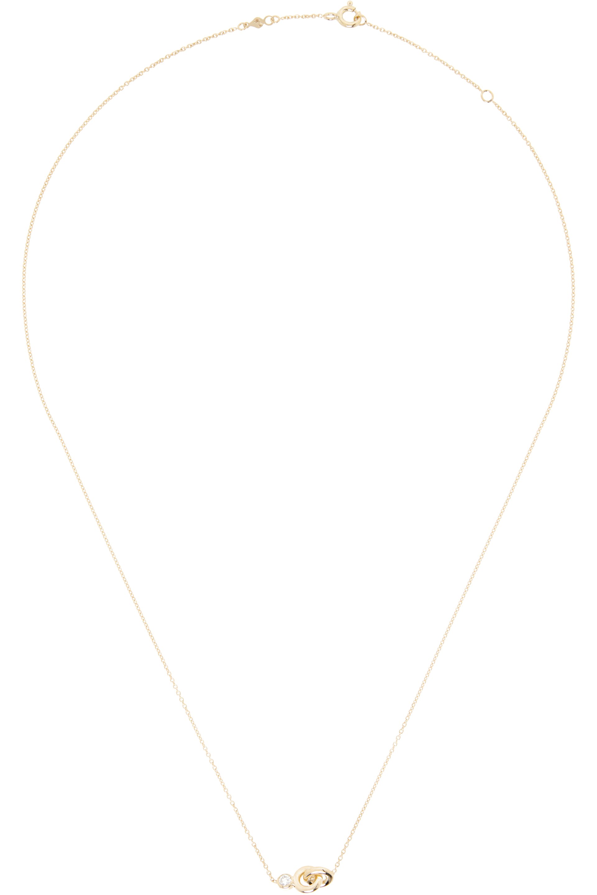 C.Chesnais - Collier à pendentif à deux maillons