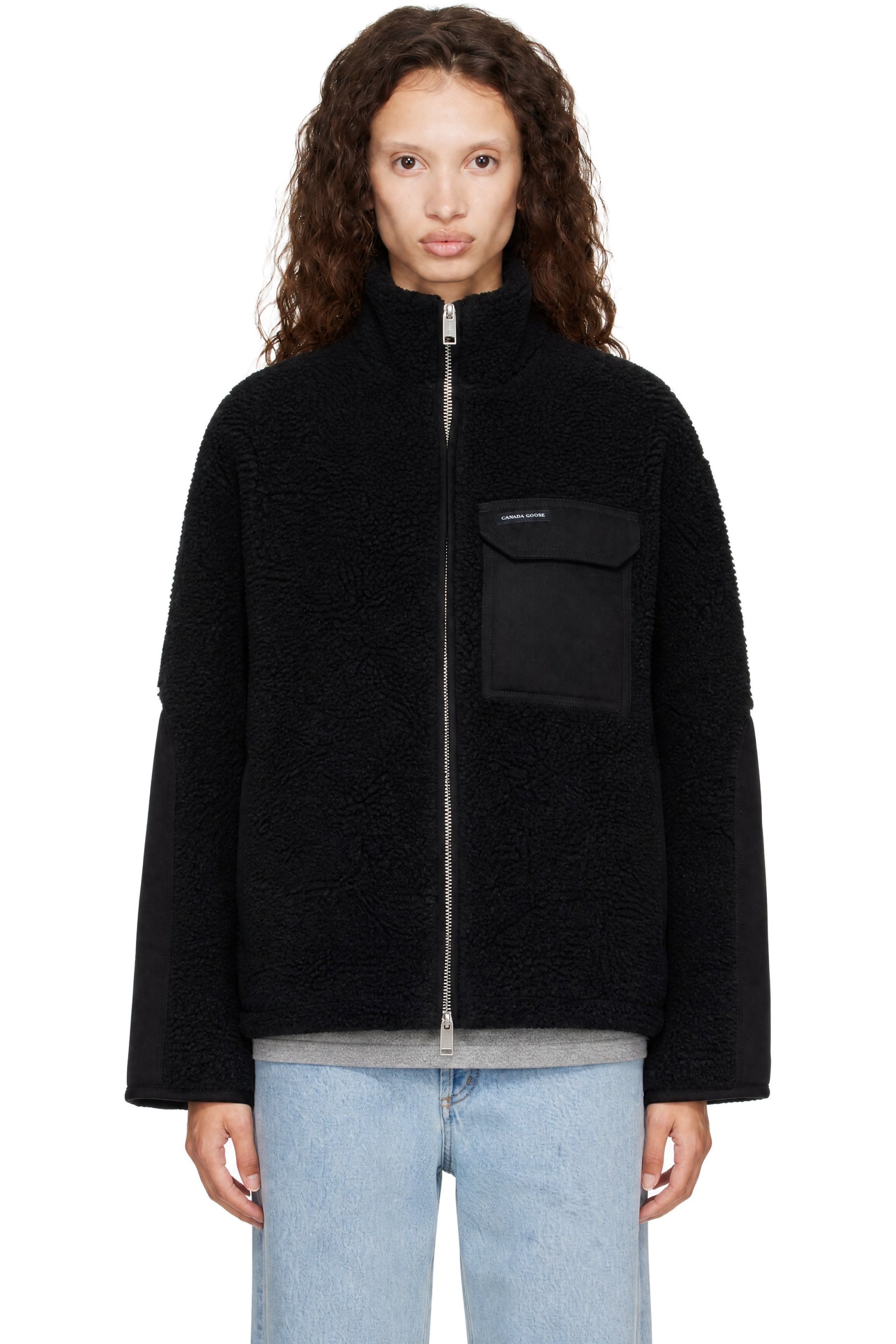 Canada Goose - Black Soren Fleece Full Zip Jacket
