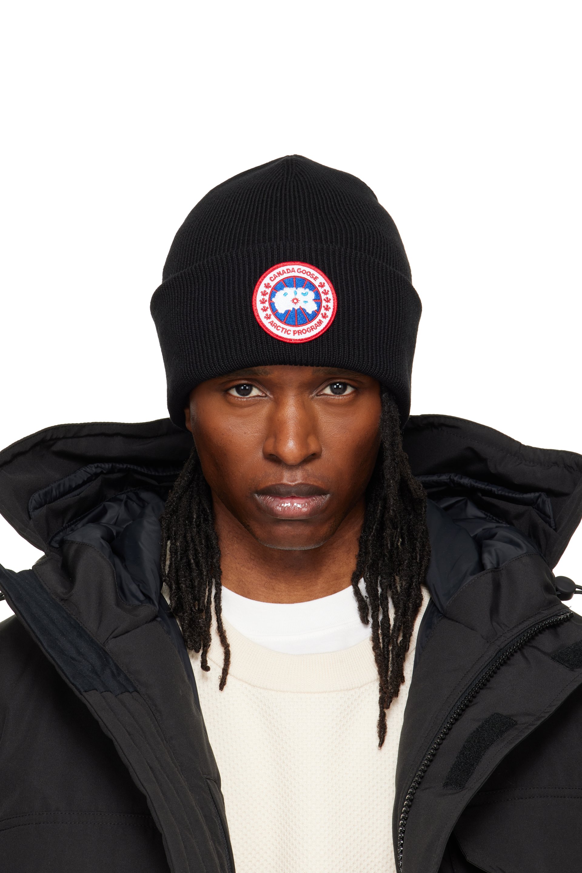 Canada Goose - ブラック Arctic ビーニー