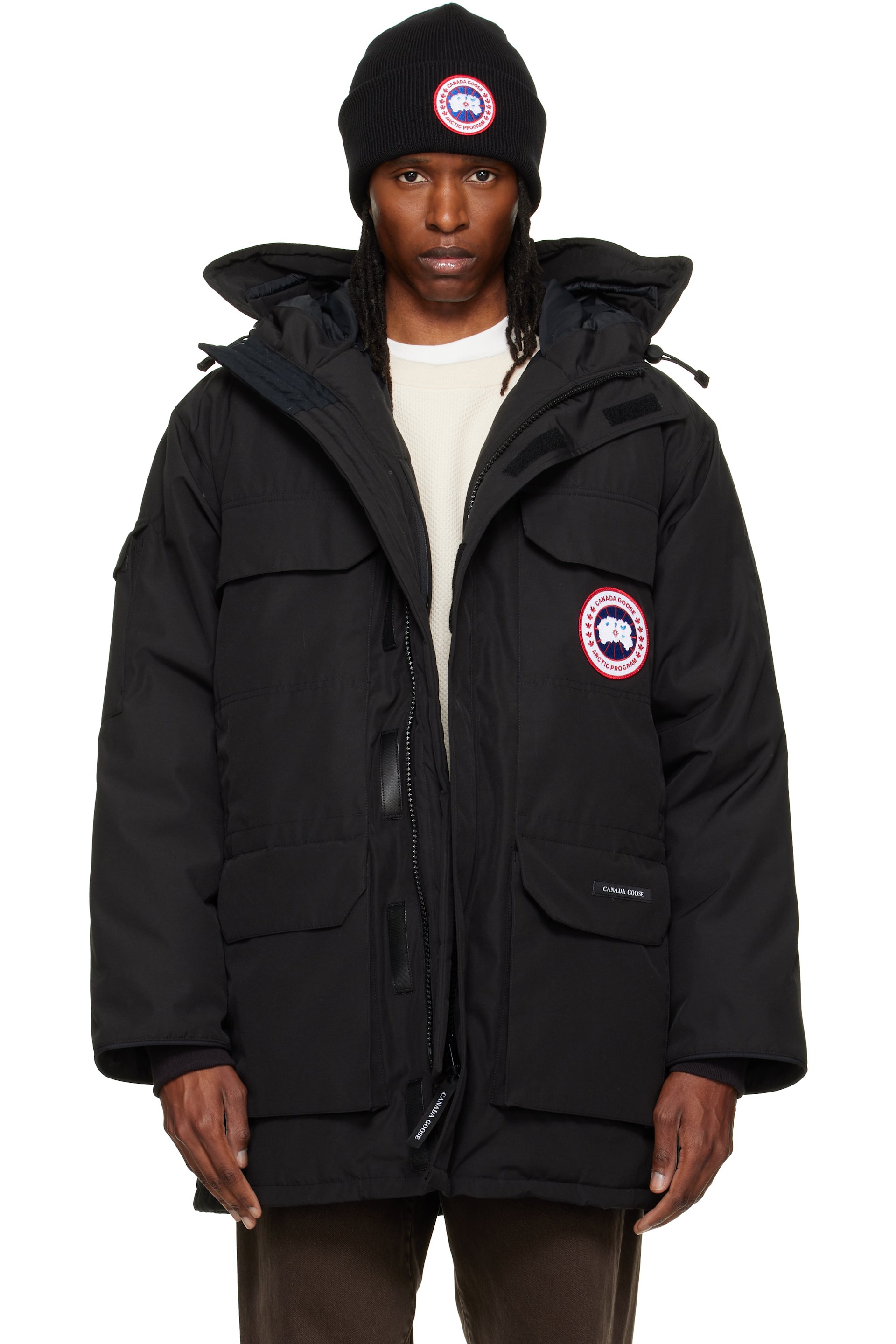 Canada Goose - 黑色 Expedition 羽绒大衣