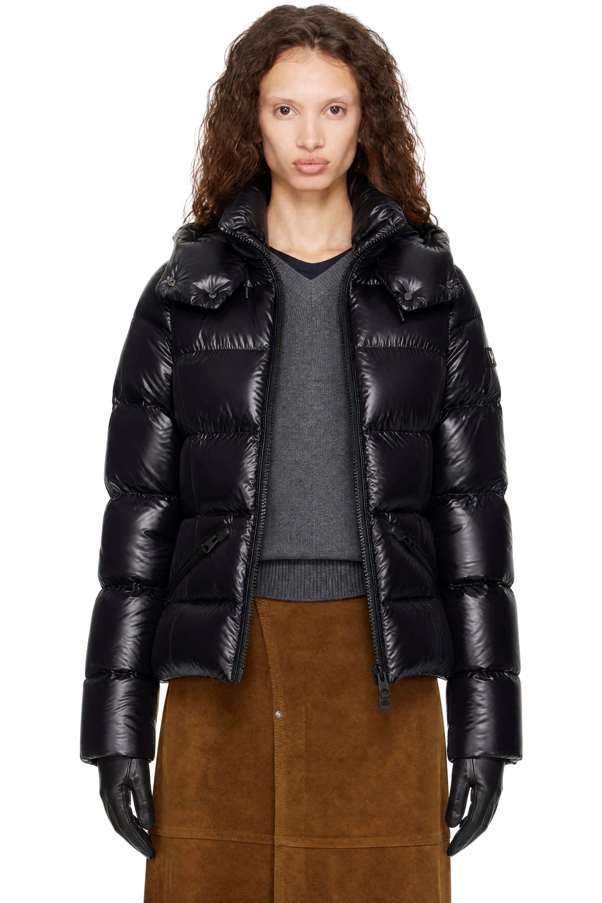 MACKAGE - Black MADALYN Lustrous Hood Down Jacket